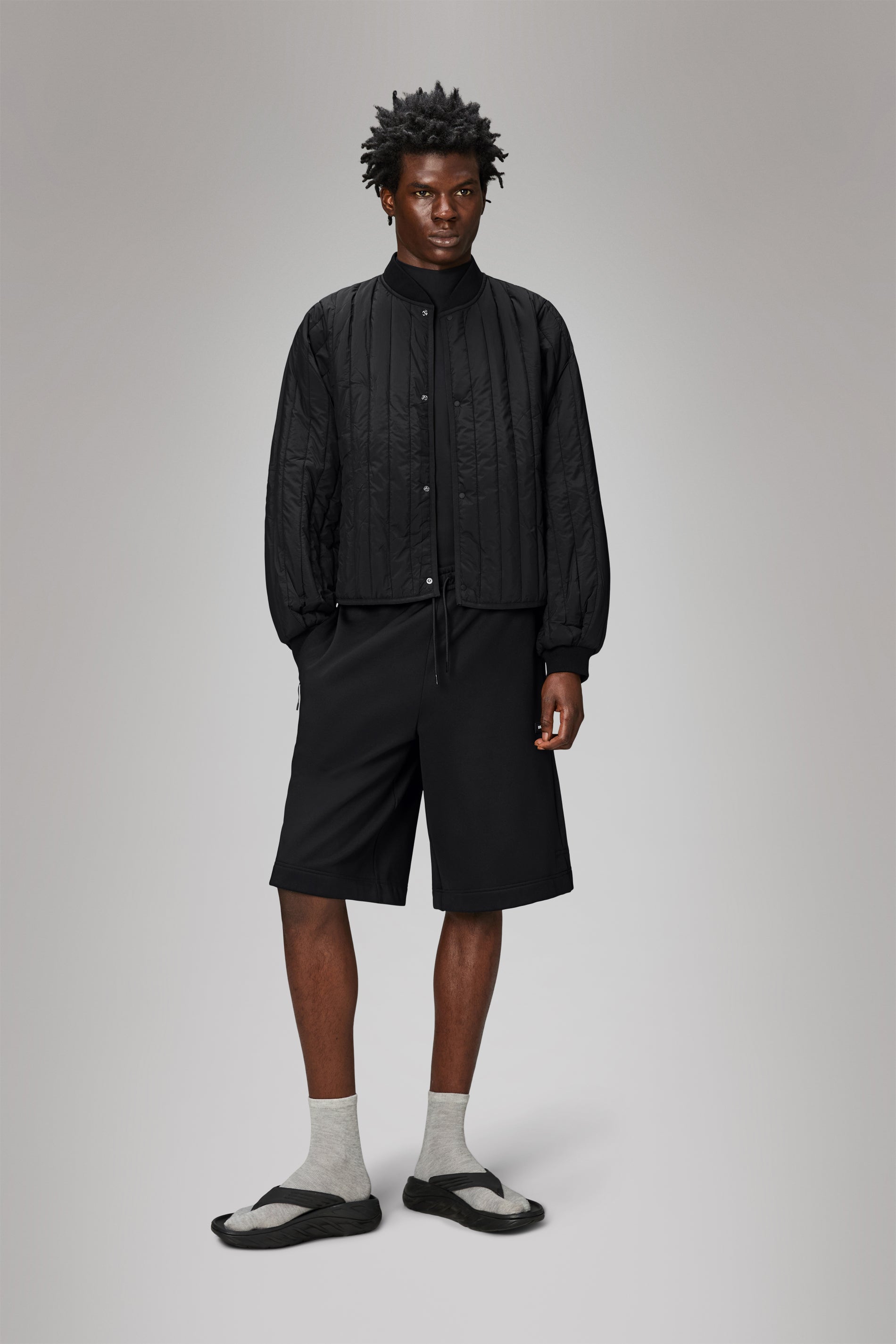 RAINS Banja Liner Bomber W Jacket Black Jacket