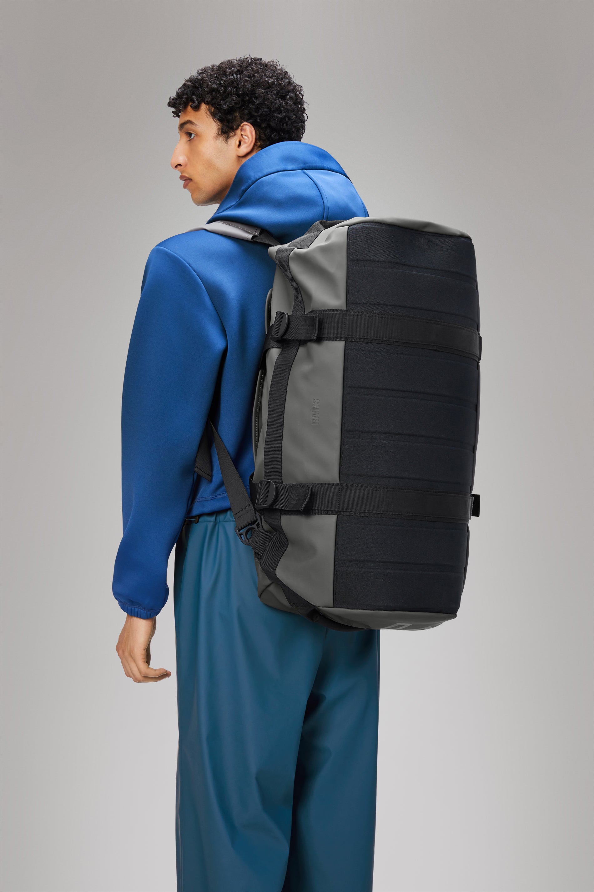 RAINS Texel Duffel Bag Grey Duffel