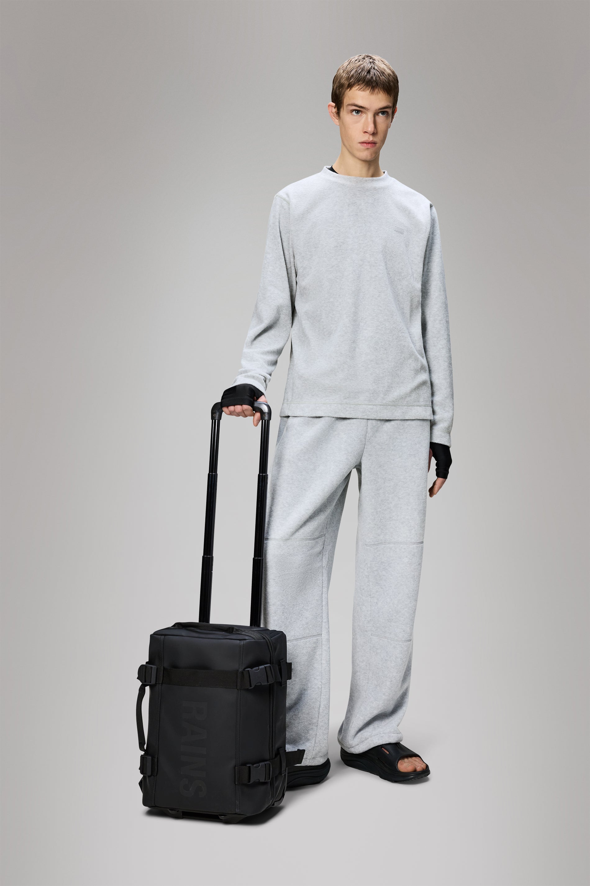 RAINS Texel Cabin Bag Mini Black 28L H45 x D20 x W31 cm Trolley