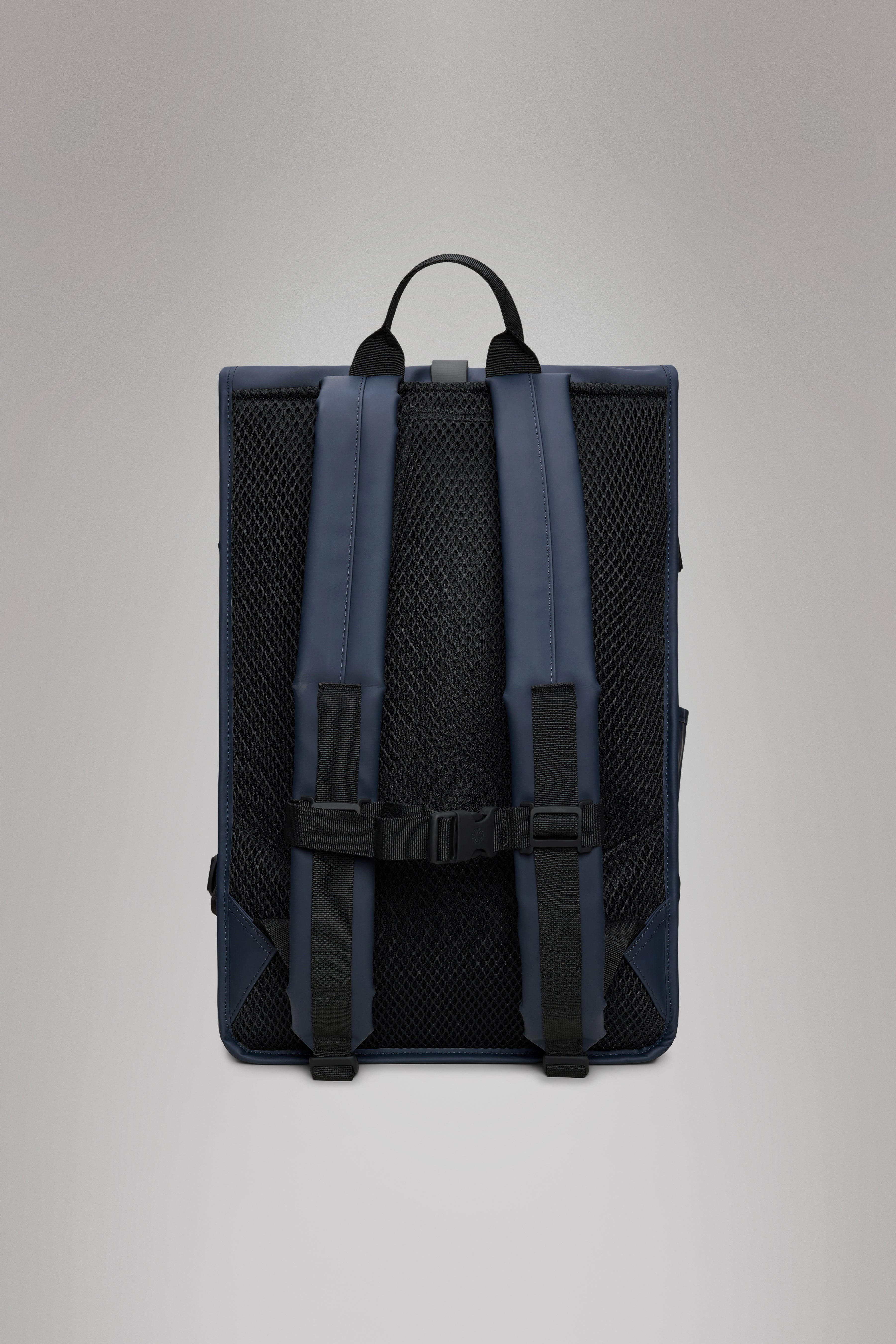 RAINS Rolltop Rucksack Large Navy Backpack