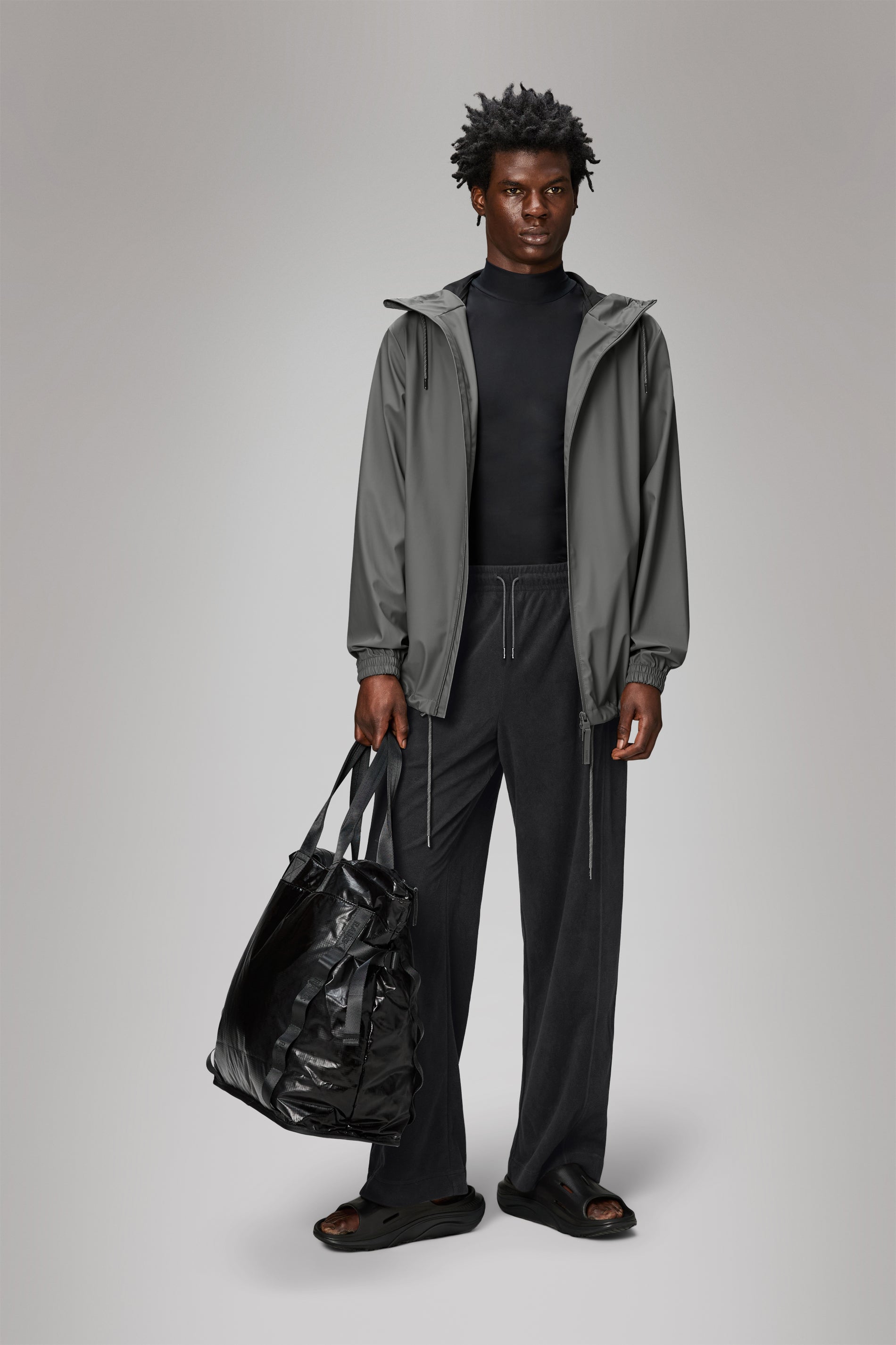 RAINS Storm Breaker Grey Jacket