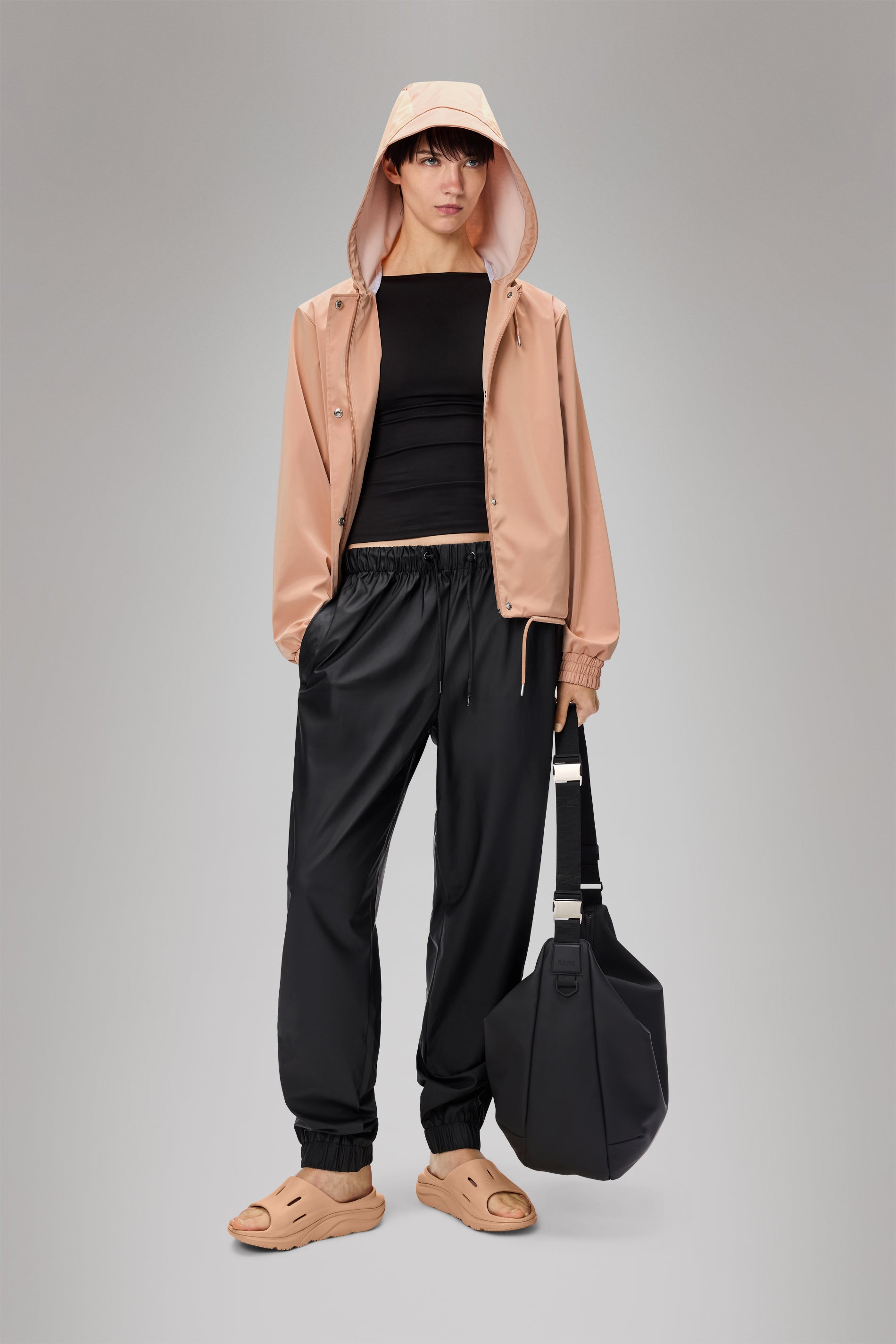 RAINS Rain Pants Regular Black Pants