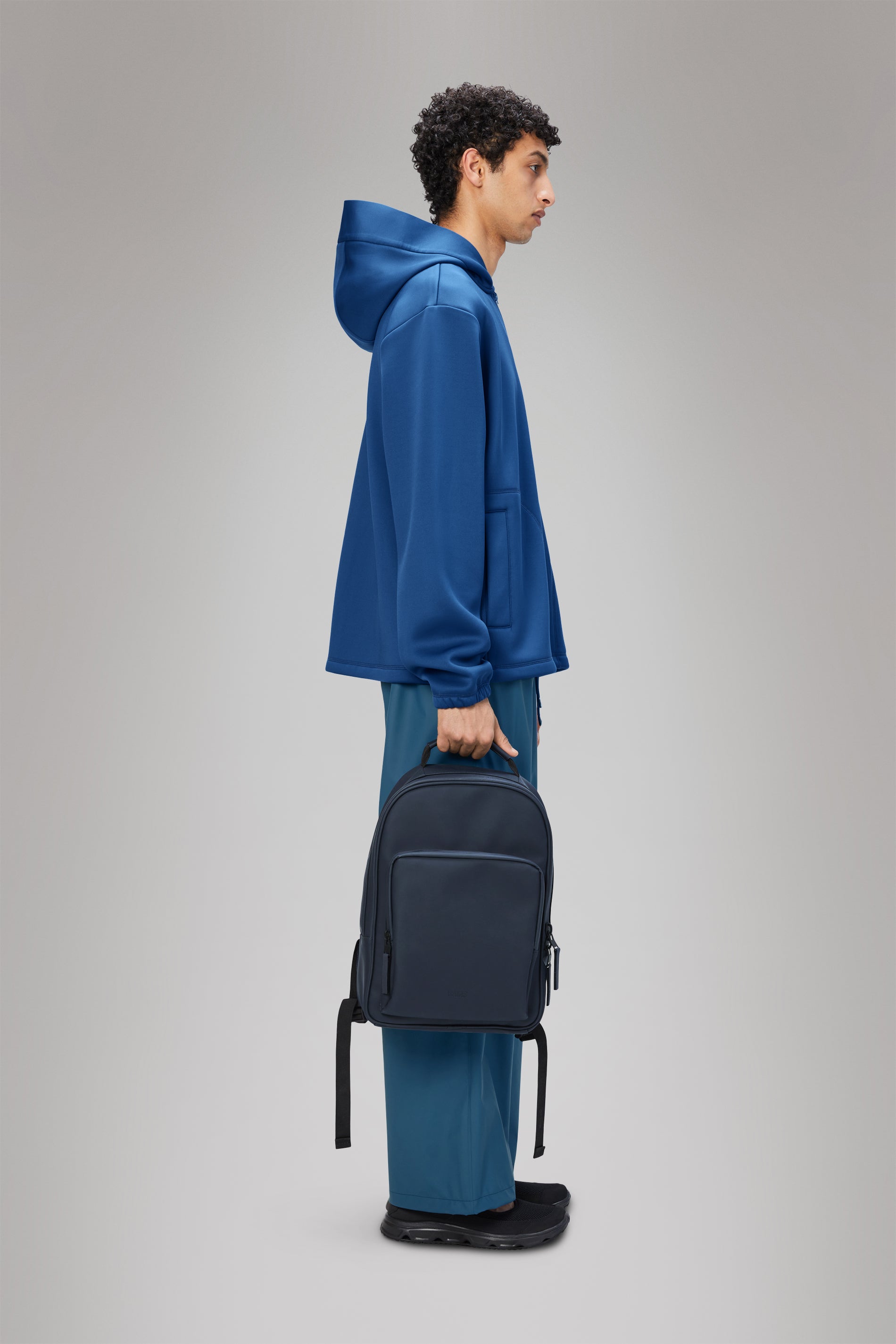 RAINS Book Daypack Navy Backpack