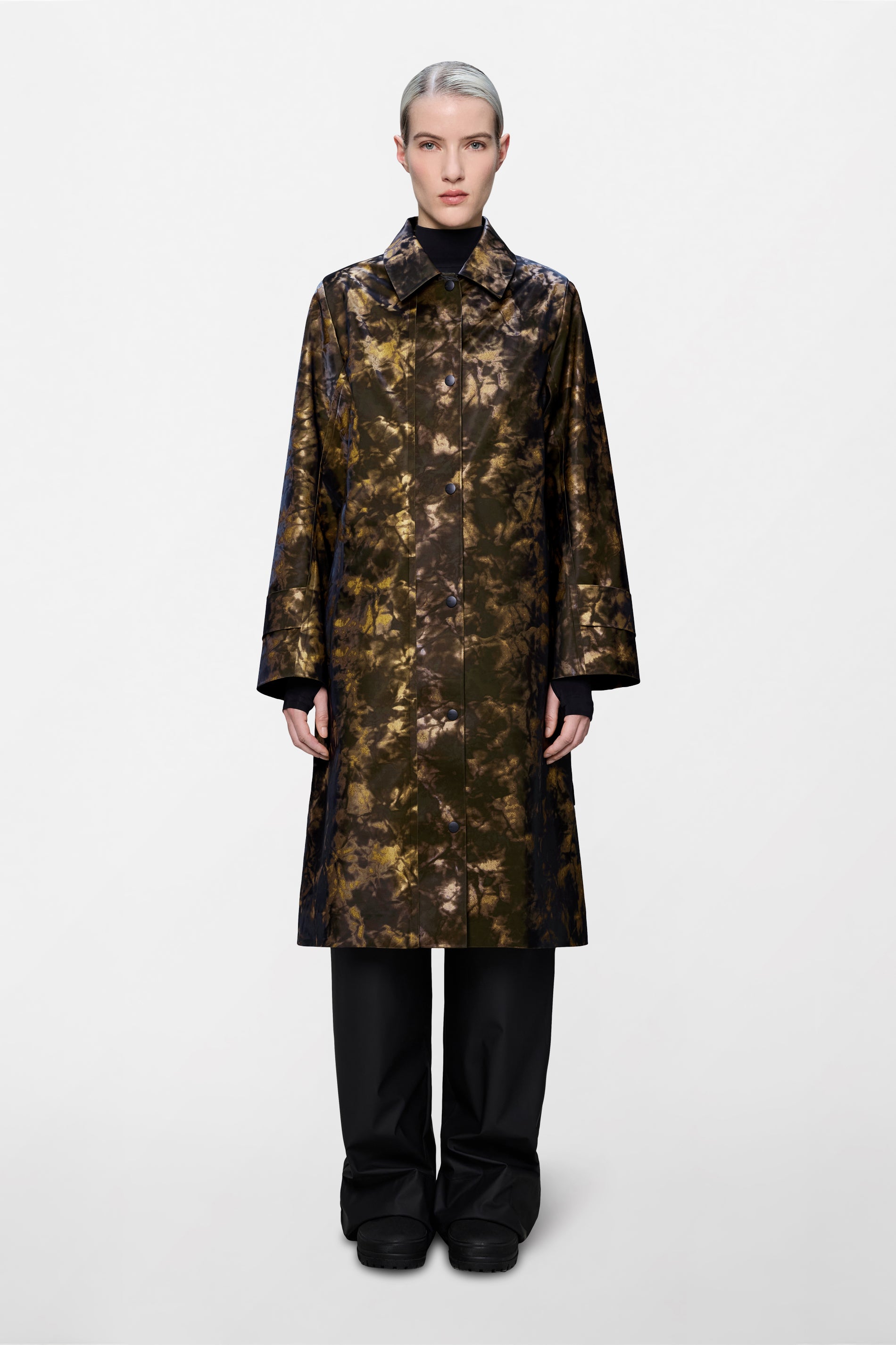 RAINS Nara Long W Jacket Muddy Jacket