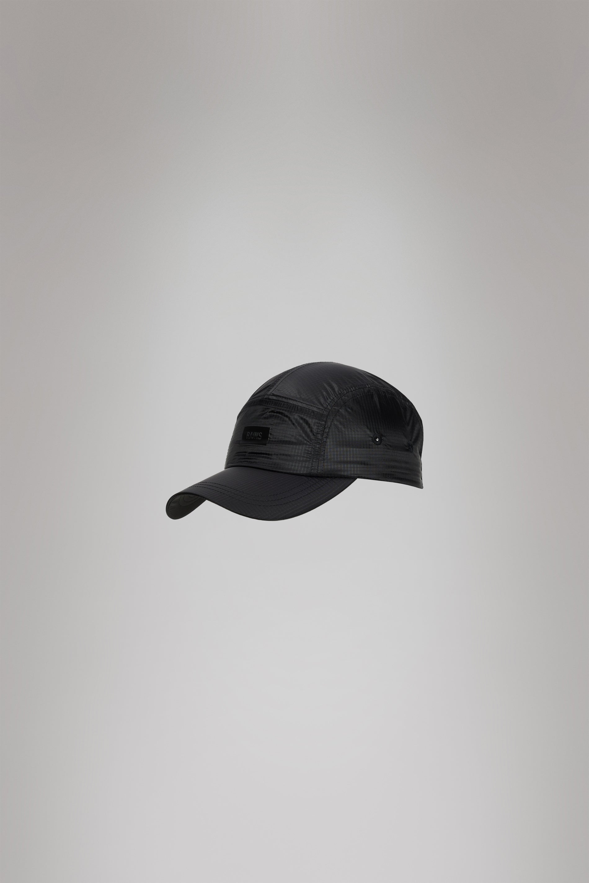 Rains 5 Panel Ripstop Cap Black Headwear