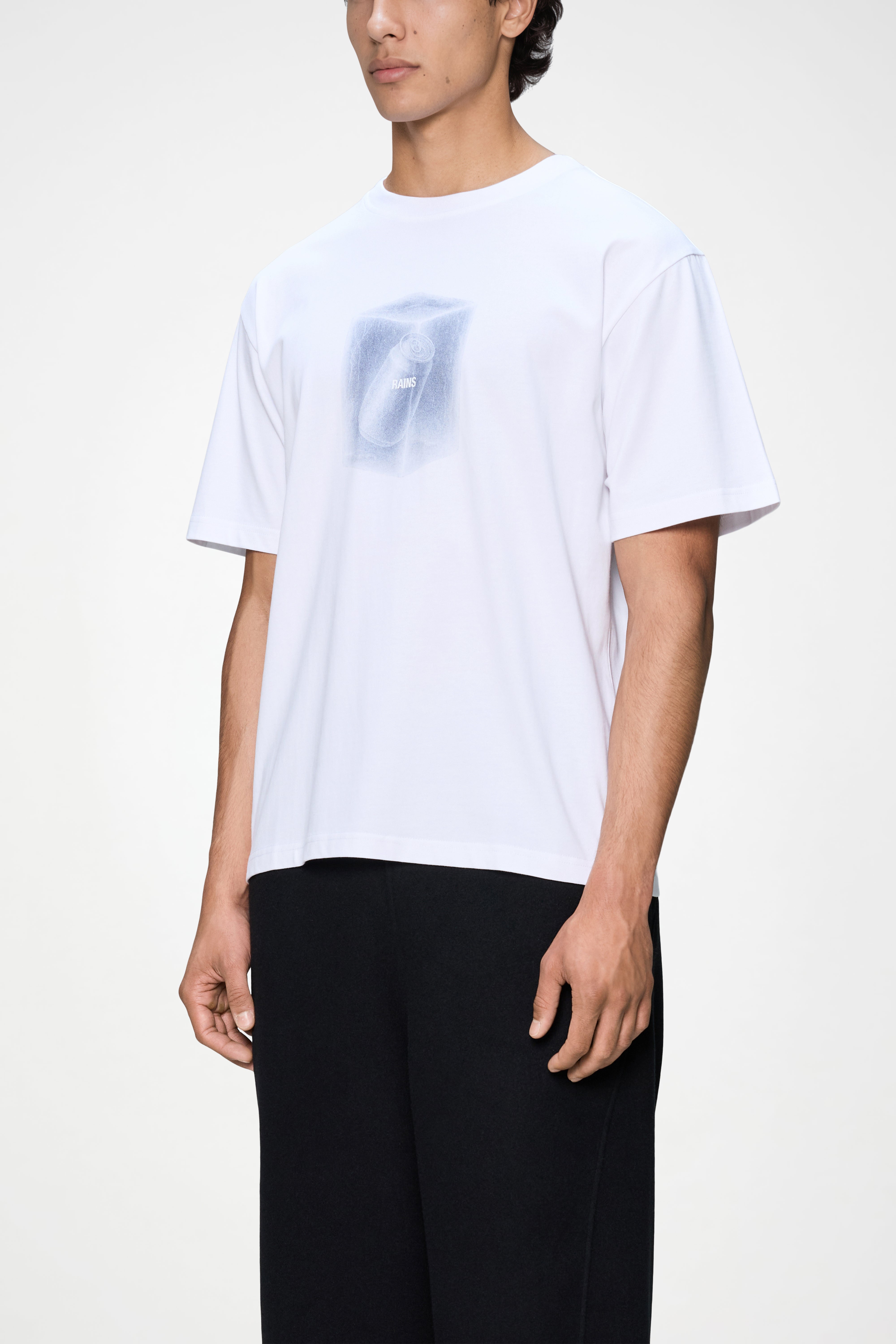 RAINS Classic T-shirt Liquid White T-shirt