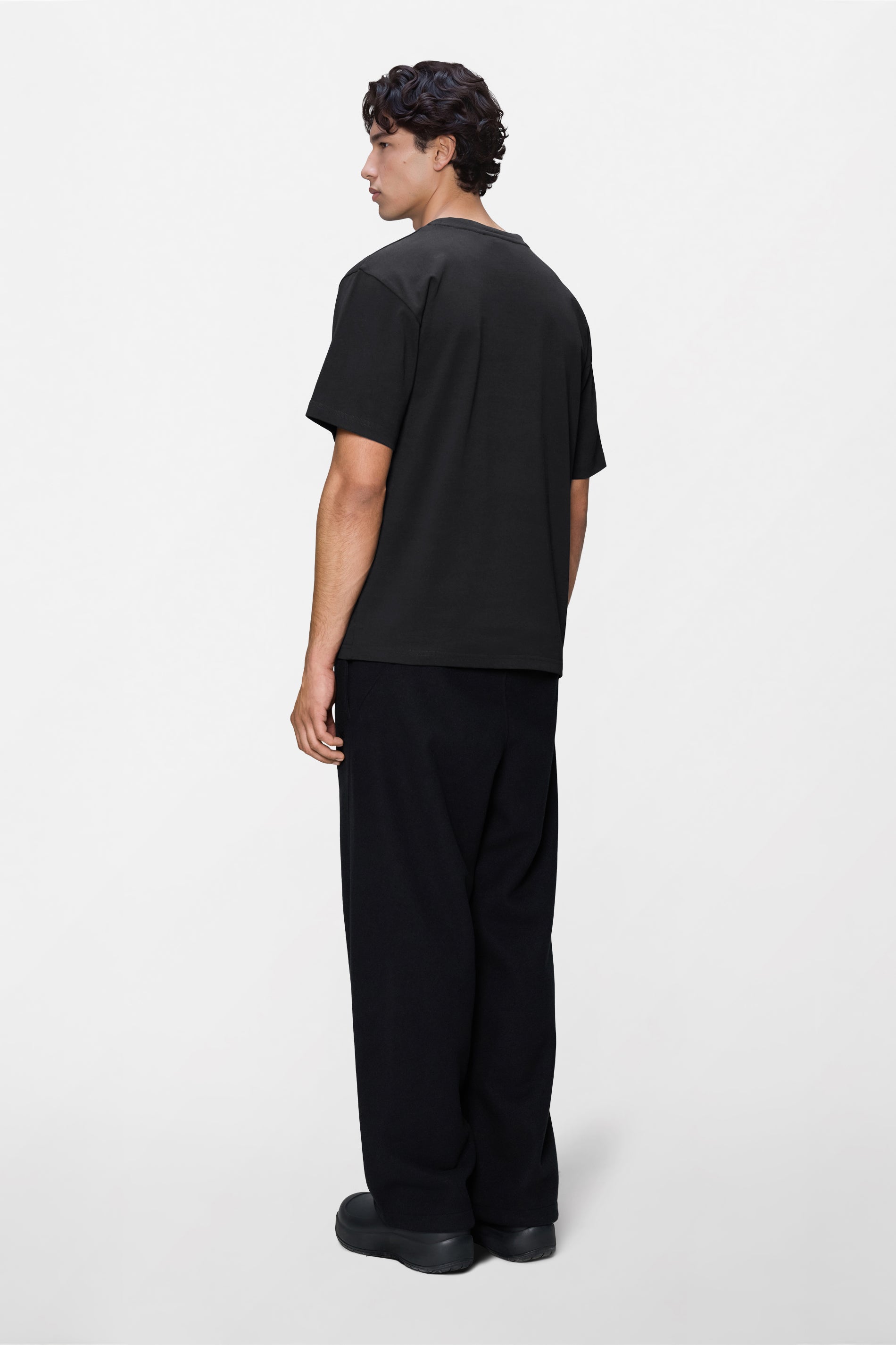 RAINS Classic T-shirt Cubes Black T-shirt
