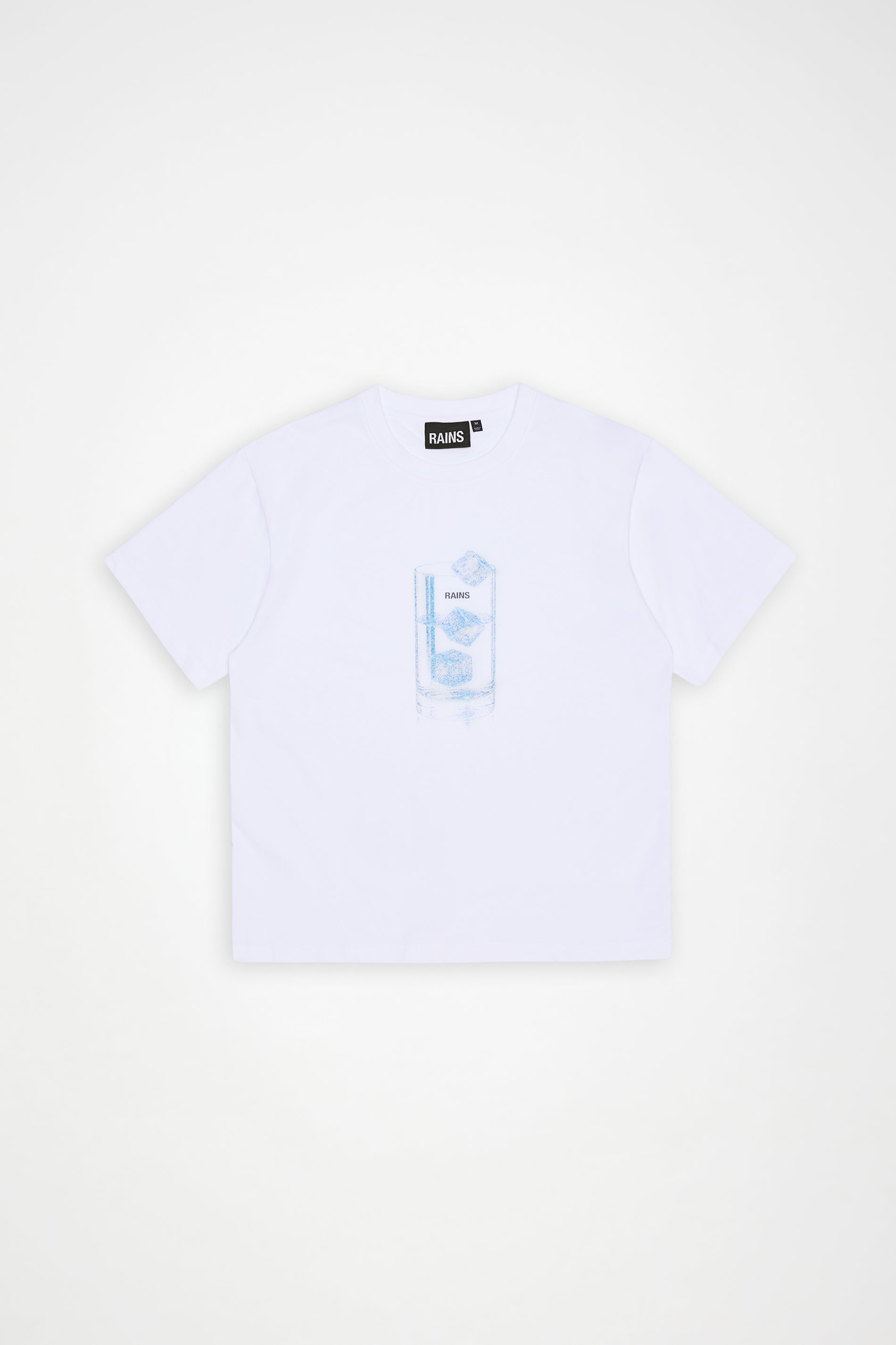 RAINS Classic T-shirt Cubes White T-shirt