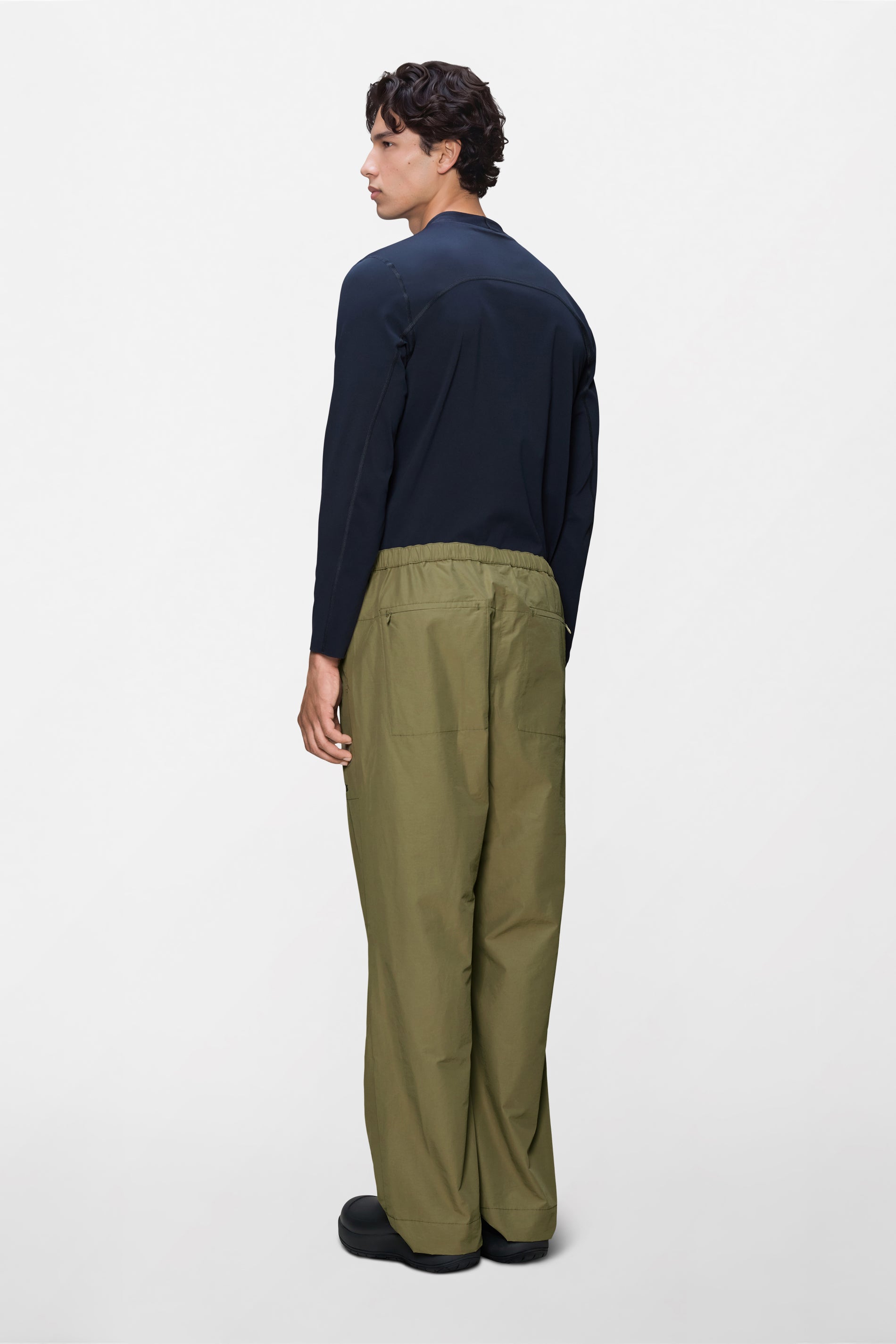 RAINS Light Woven Pants Wide Moss Pants