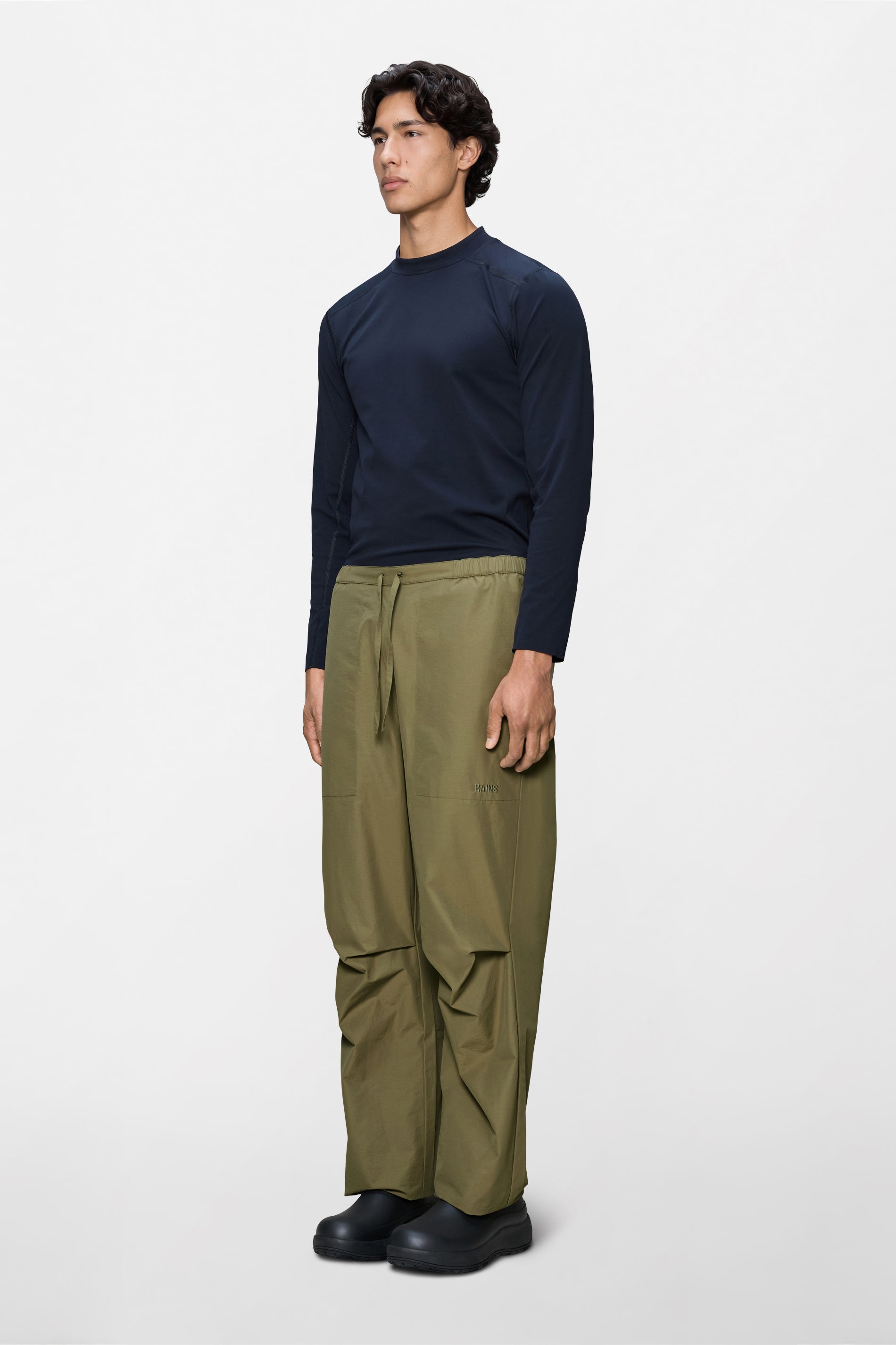 RAINS Light Woven Pants Wide Moss Pants