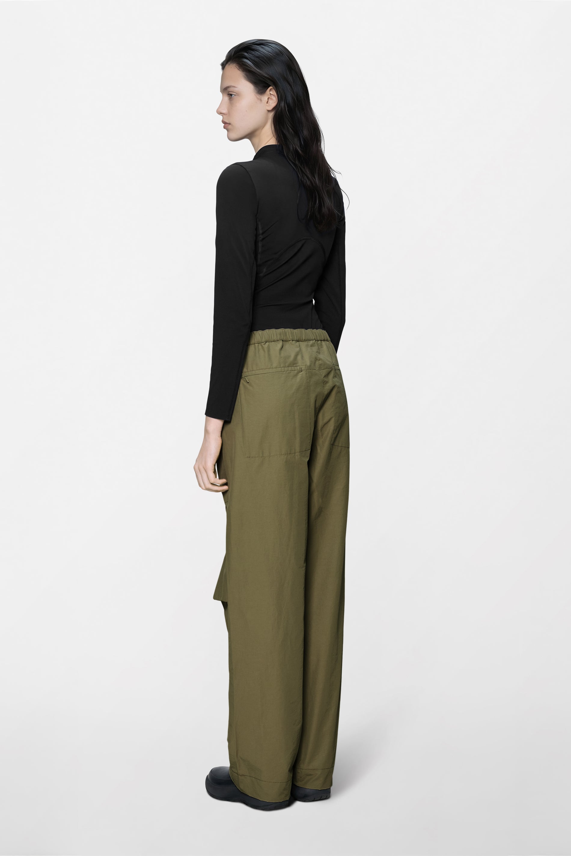 RAINS Light Woven Pants Wide Moss Pants