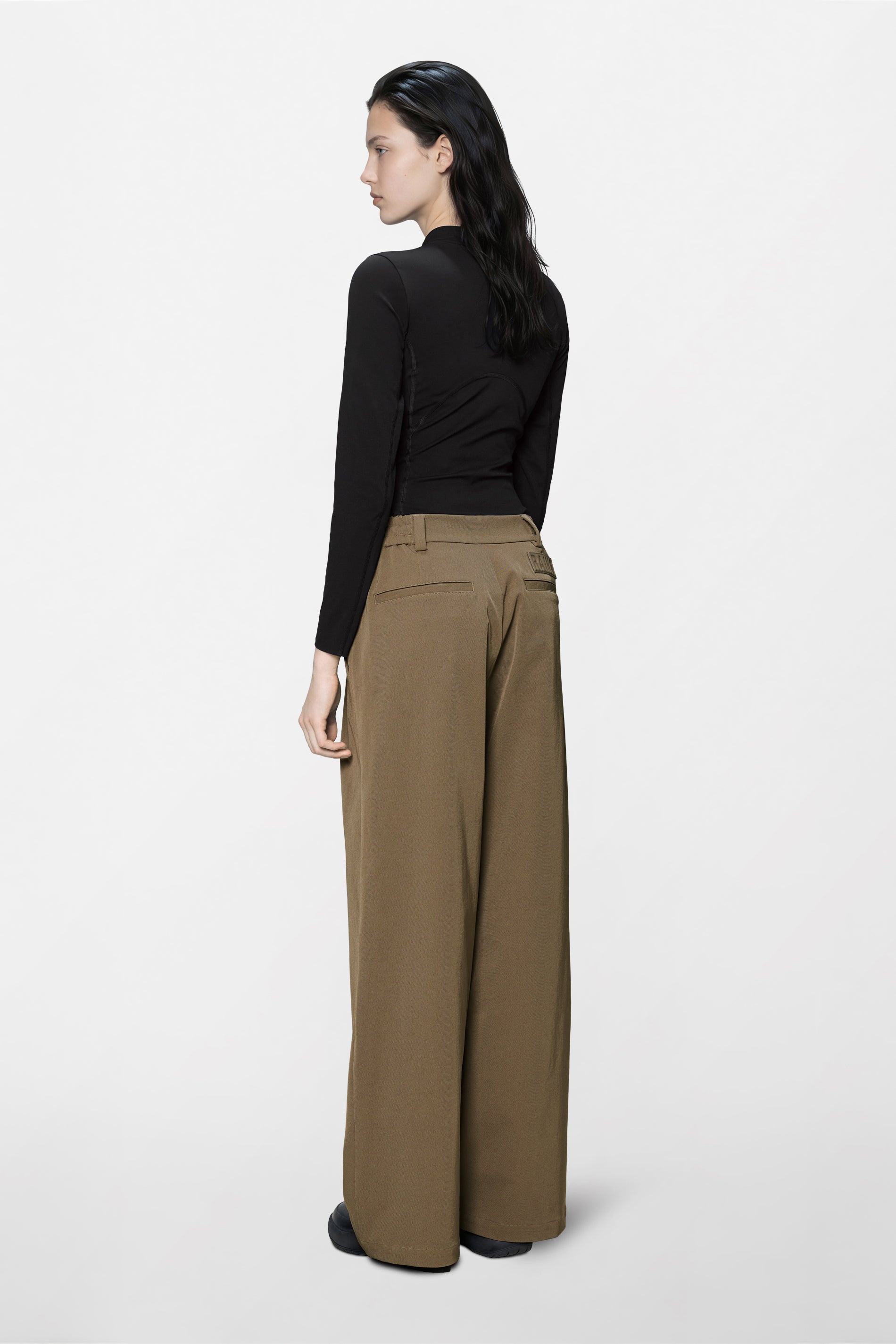 RAINS Tech Woven Pants Wide Splinter Pants