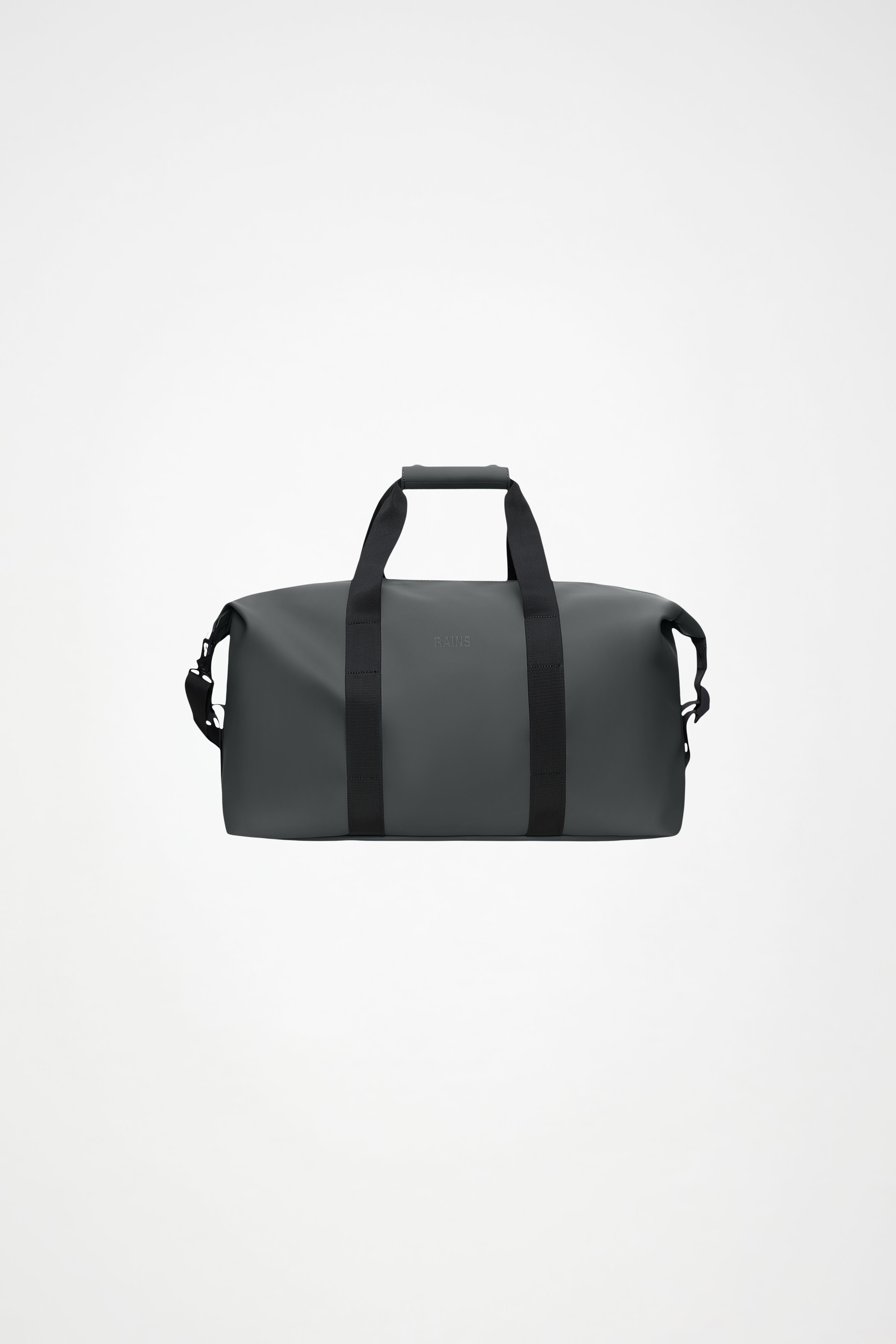 RAINS Hilo Weekend Bag Dark Grey 36L H27 x D24 x W53 cm Weekender