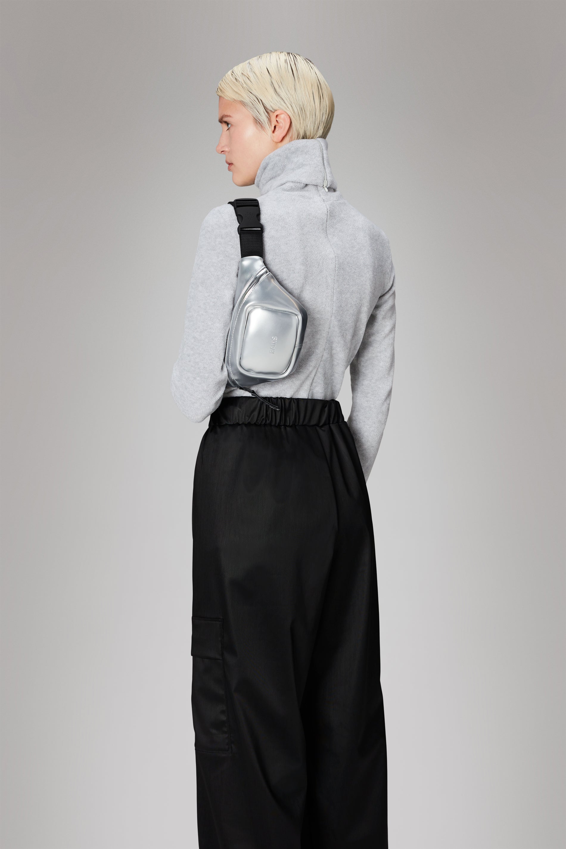 RAINS Bum Bag Micro Mirror 0.70L H12 x D2.50 x W24 cm Bum bag