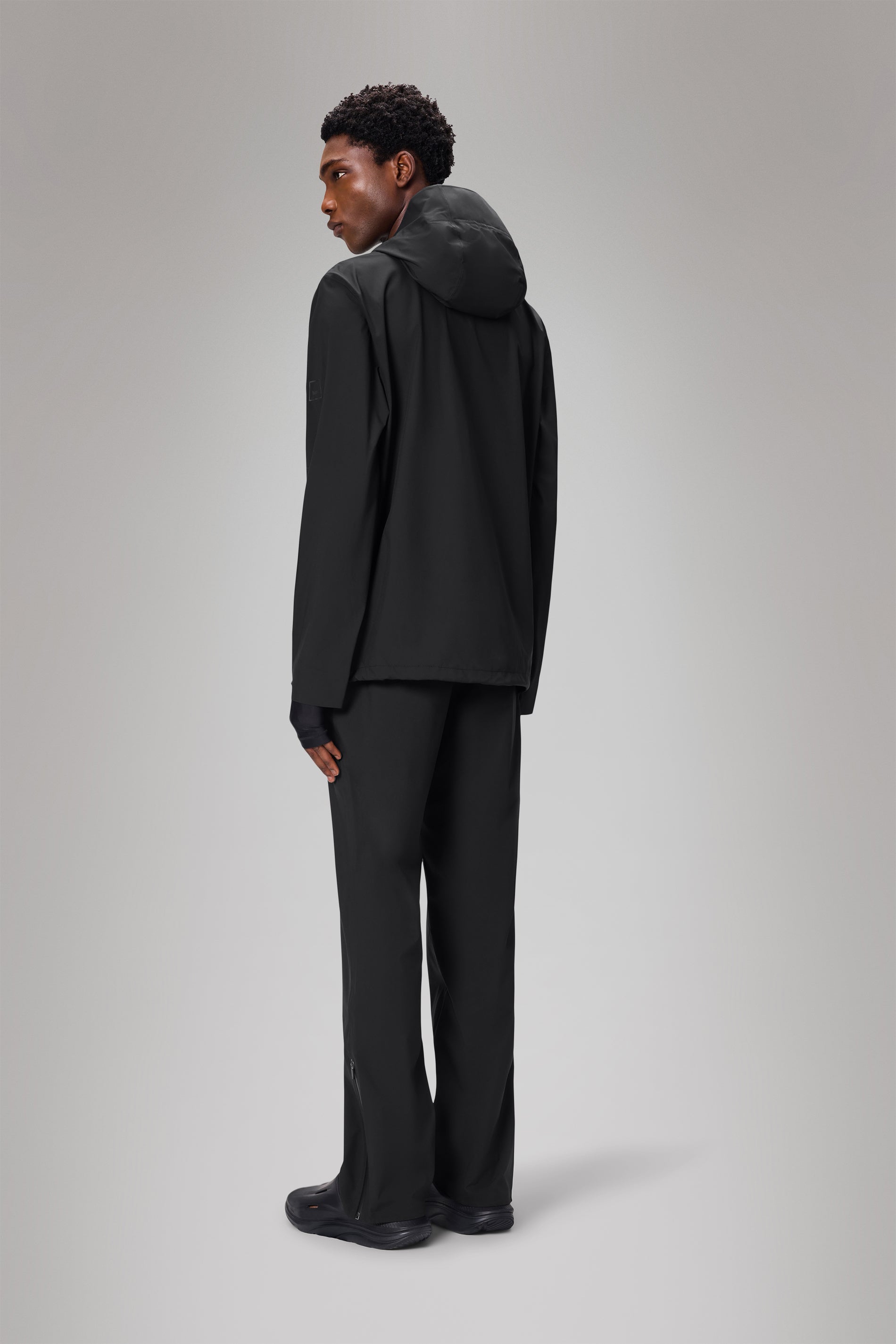 RAINS Suva Hardshell Cargo Jacket Black Jacket