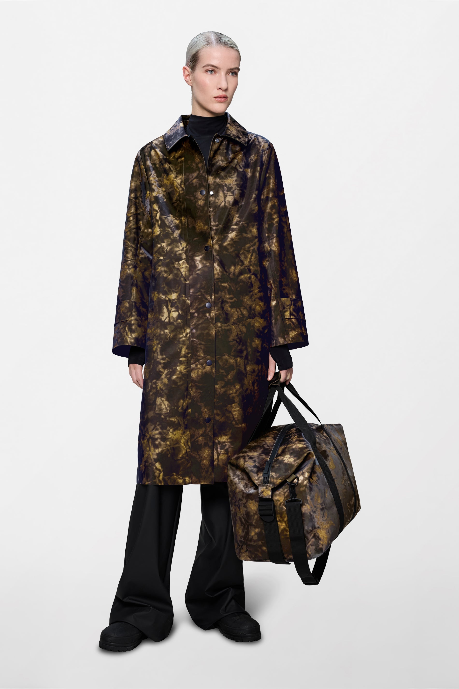 RAINS Nara Long W Jacket Muddy Jacket