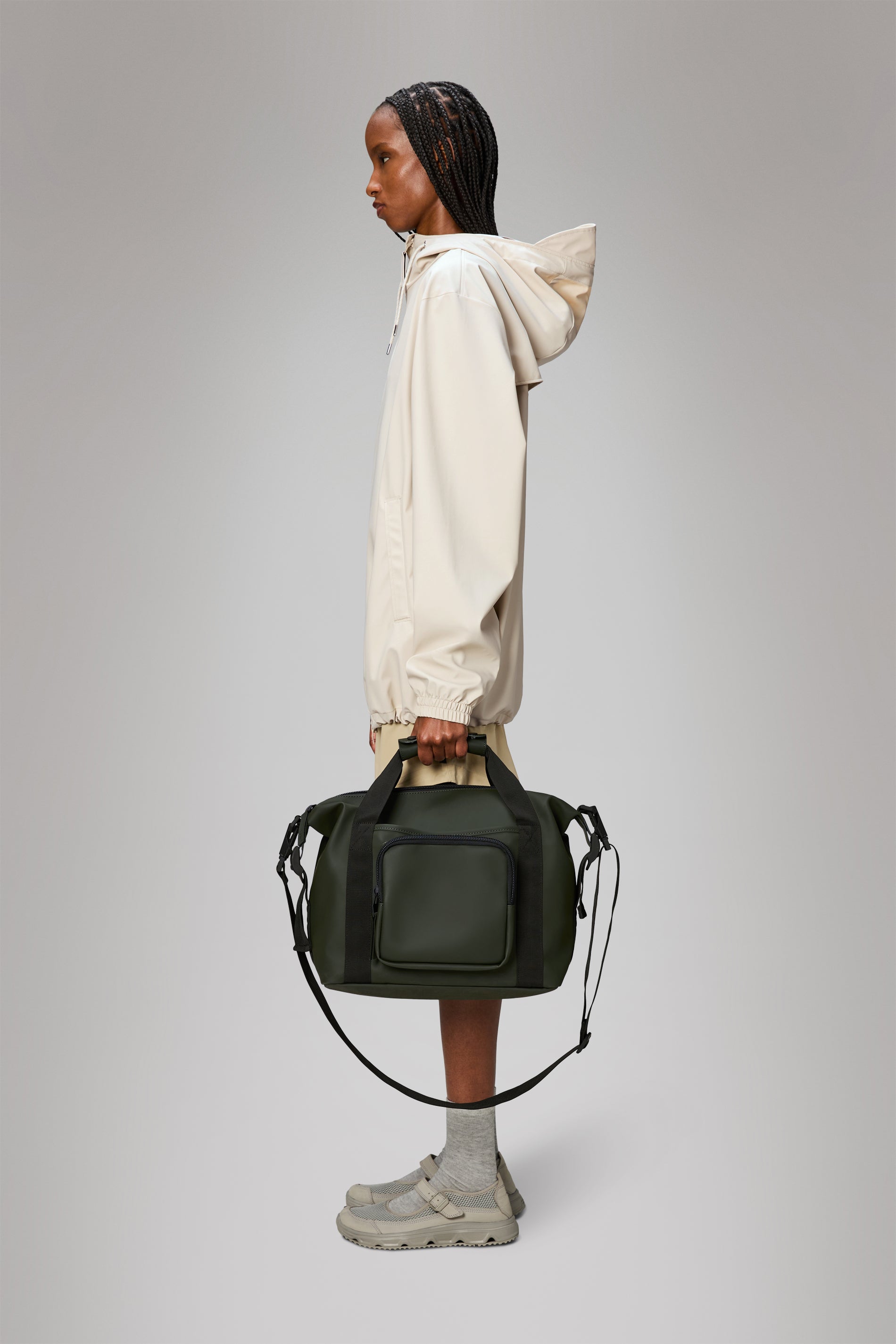 RAINS Texel Kit Bag Green Weekender