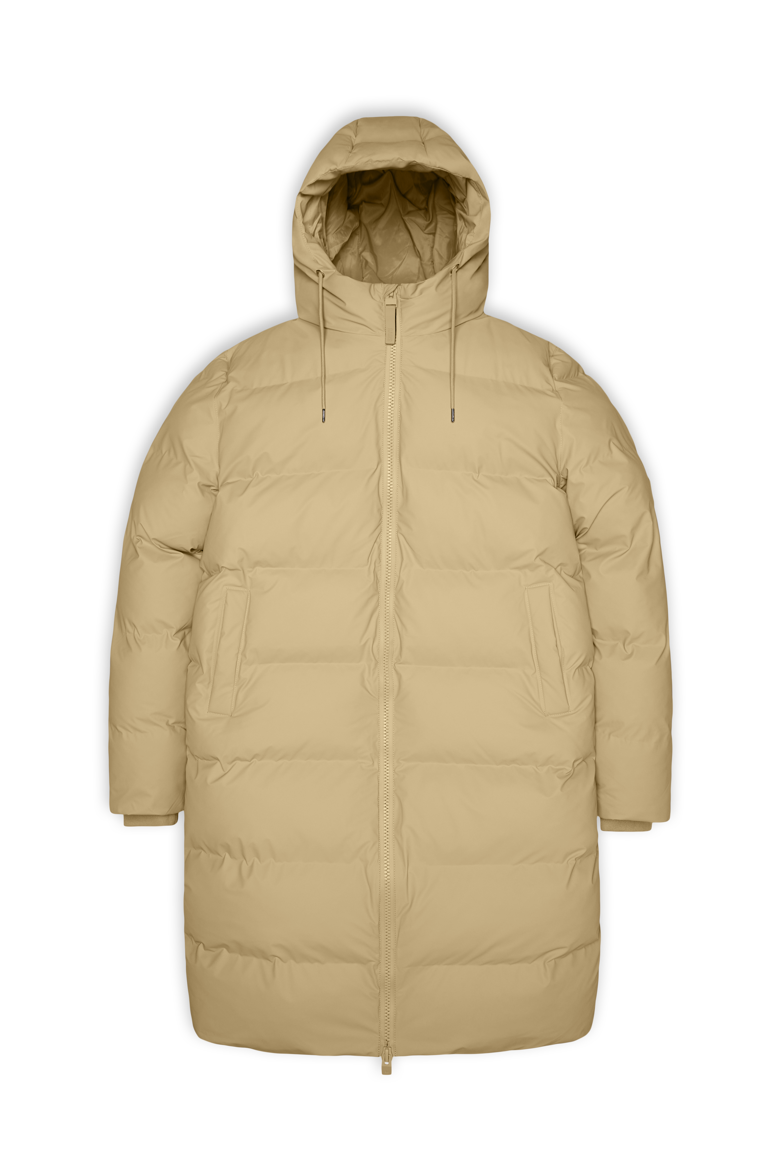 Rains Alta Longer Puffer Jacket Jackets 24 Sand