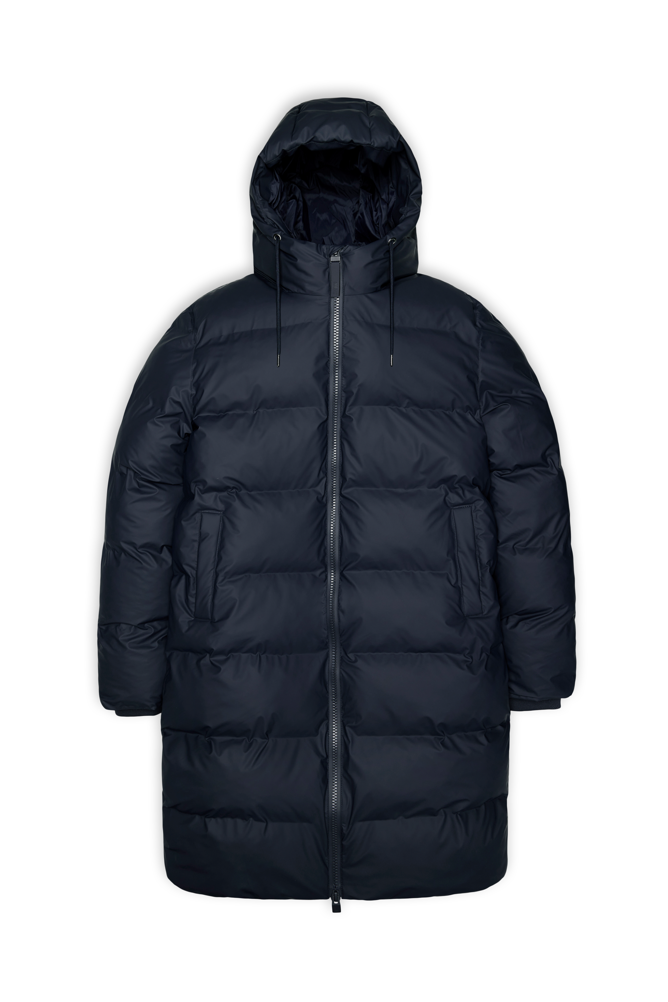 Rains Alta Longer Puffer Jacket Jackets 47 Navy