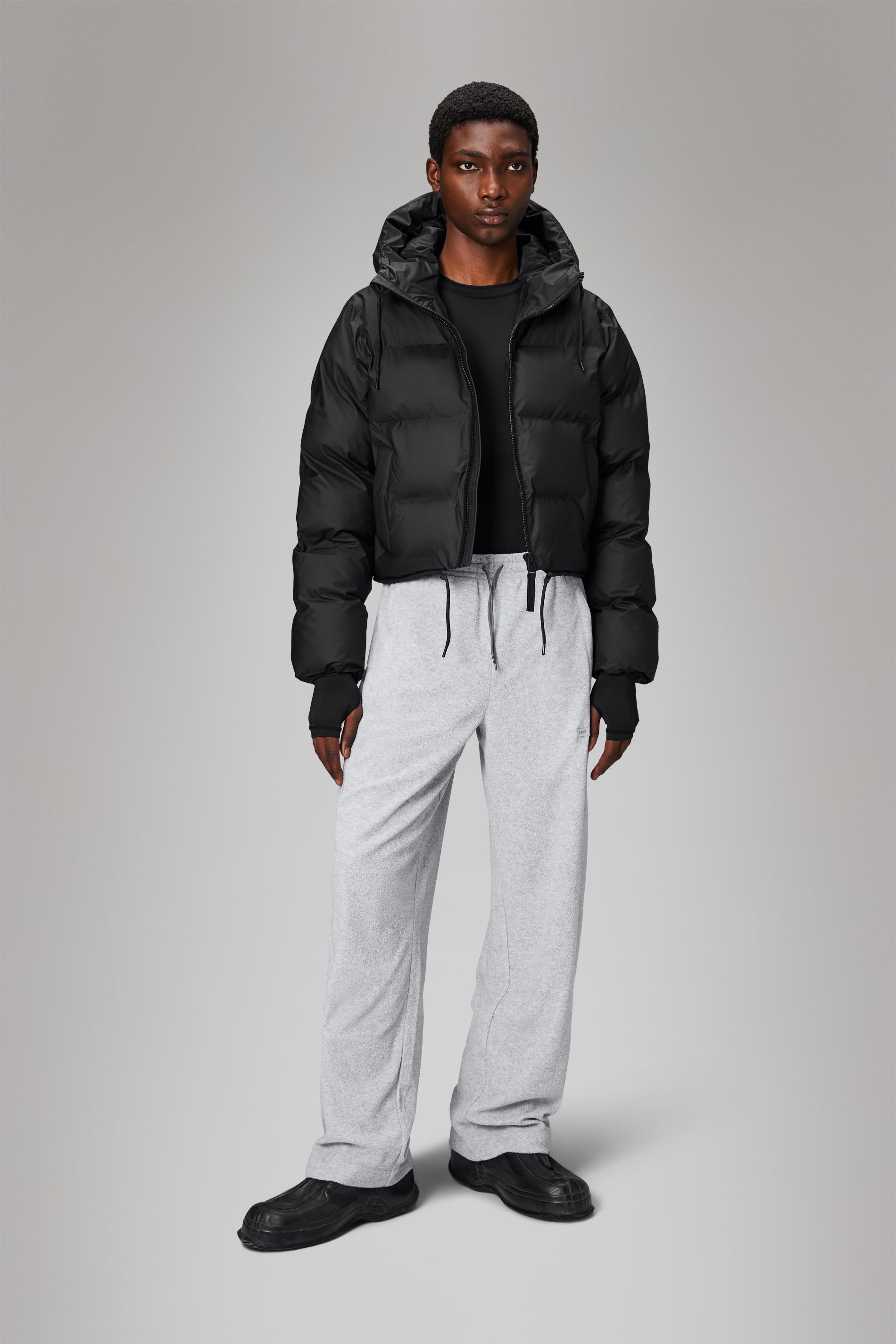 Rains Alta Short Puffer Jacket Jackets 01 Black