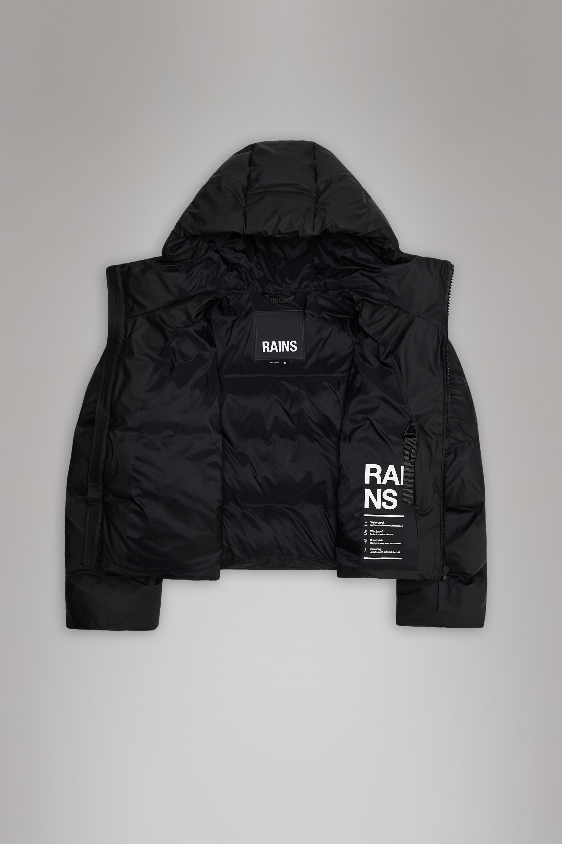 Rains Alta Short Puffer Jacket Jackets 01 Black