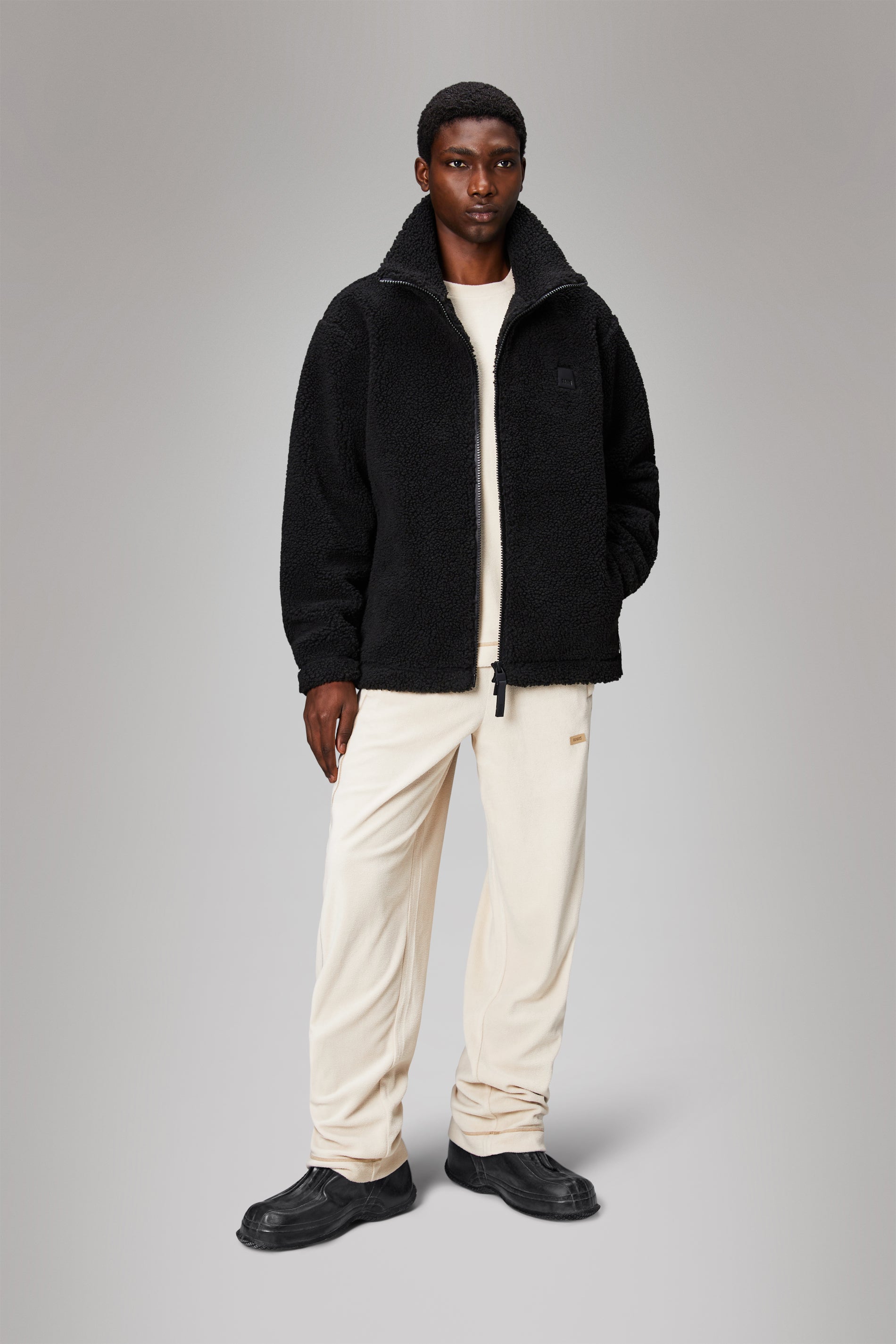 Rains Kofu Fleece Jacket Jackets 01 Black