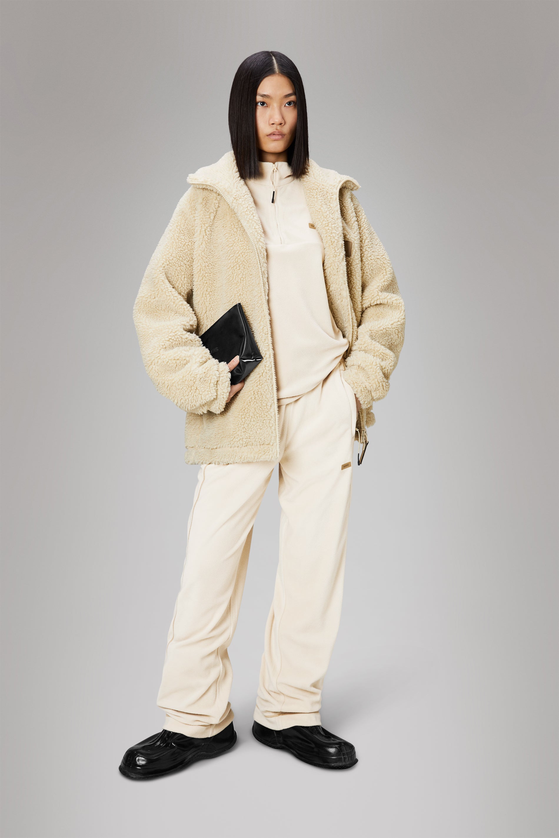 Rains Kofu Fleece Jacket Jackets 24 Sand