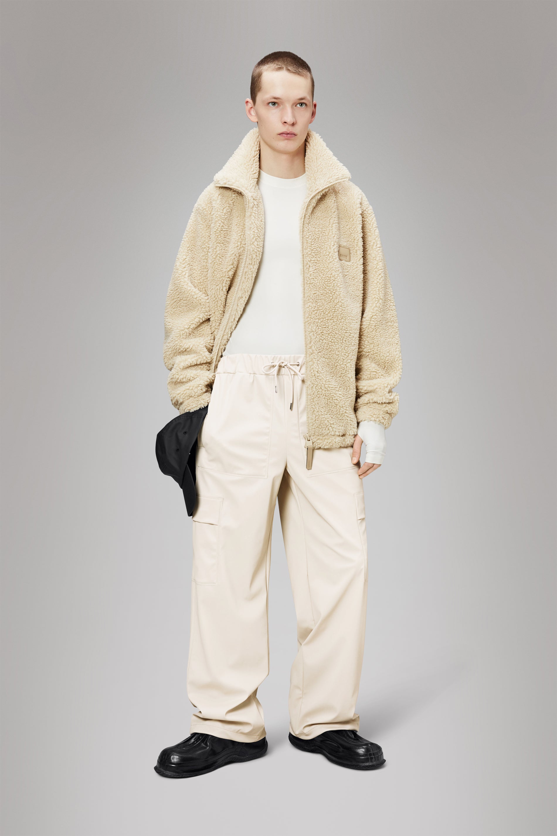 Rains Kofu Fleece Jacket Jackets 24 Sand