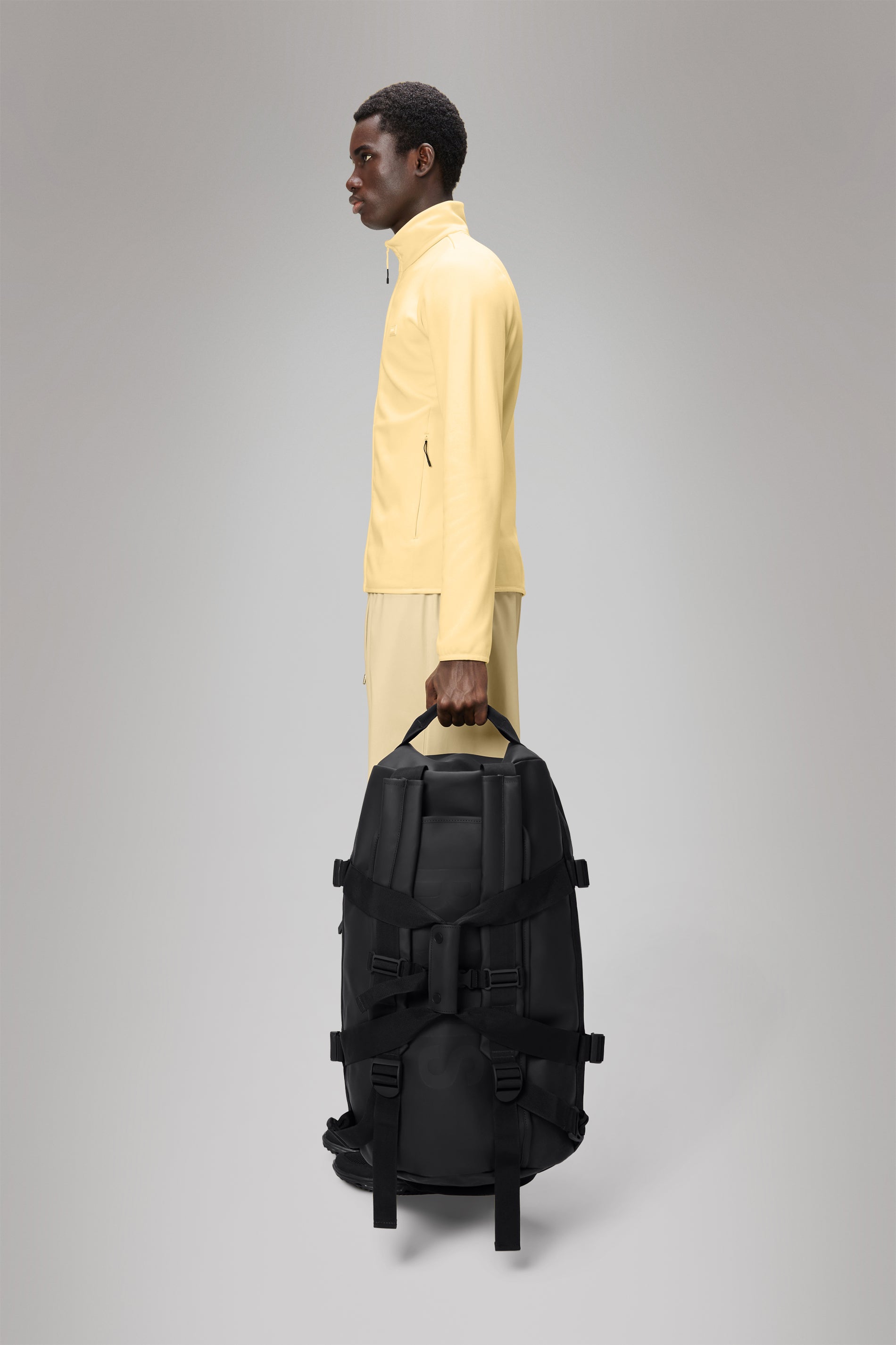 RAINS Texel Duffel Bag Black Duffel