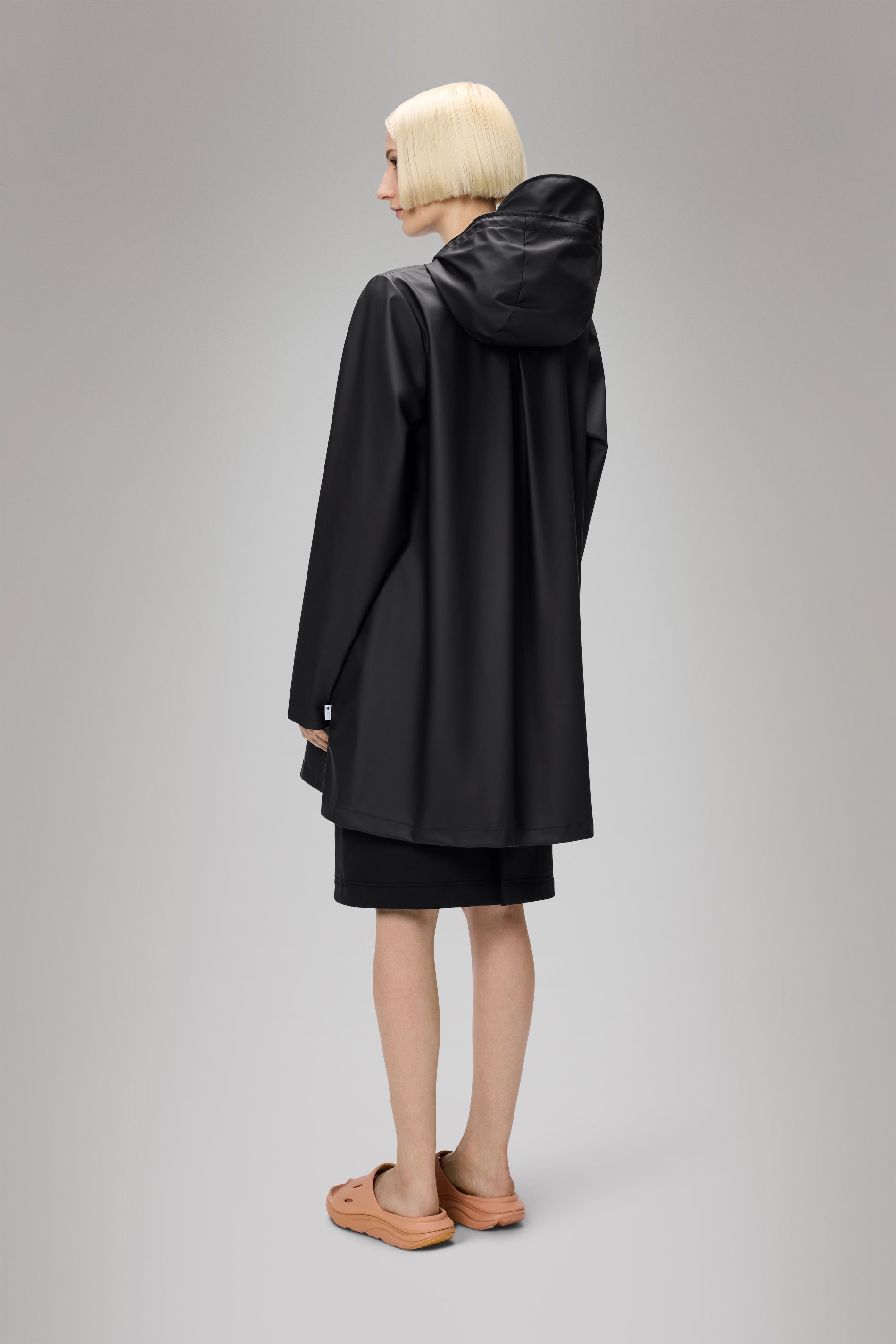 RAINS A-line W Jacket Black Jacket