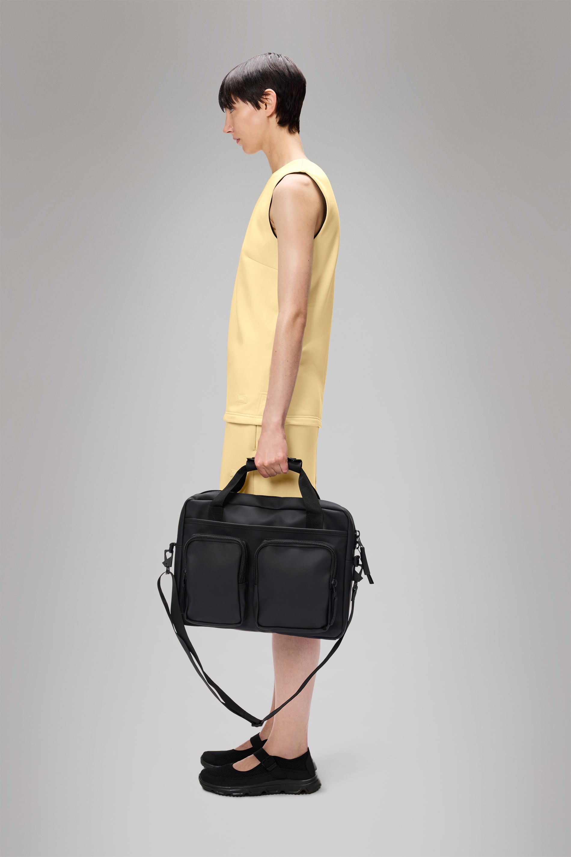 RAINS Texel Tech Bag Black 10L H30 x D9 x W38 cm Laptop bag