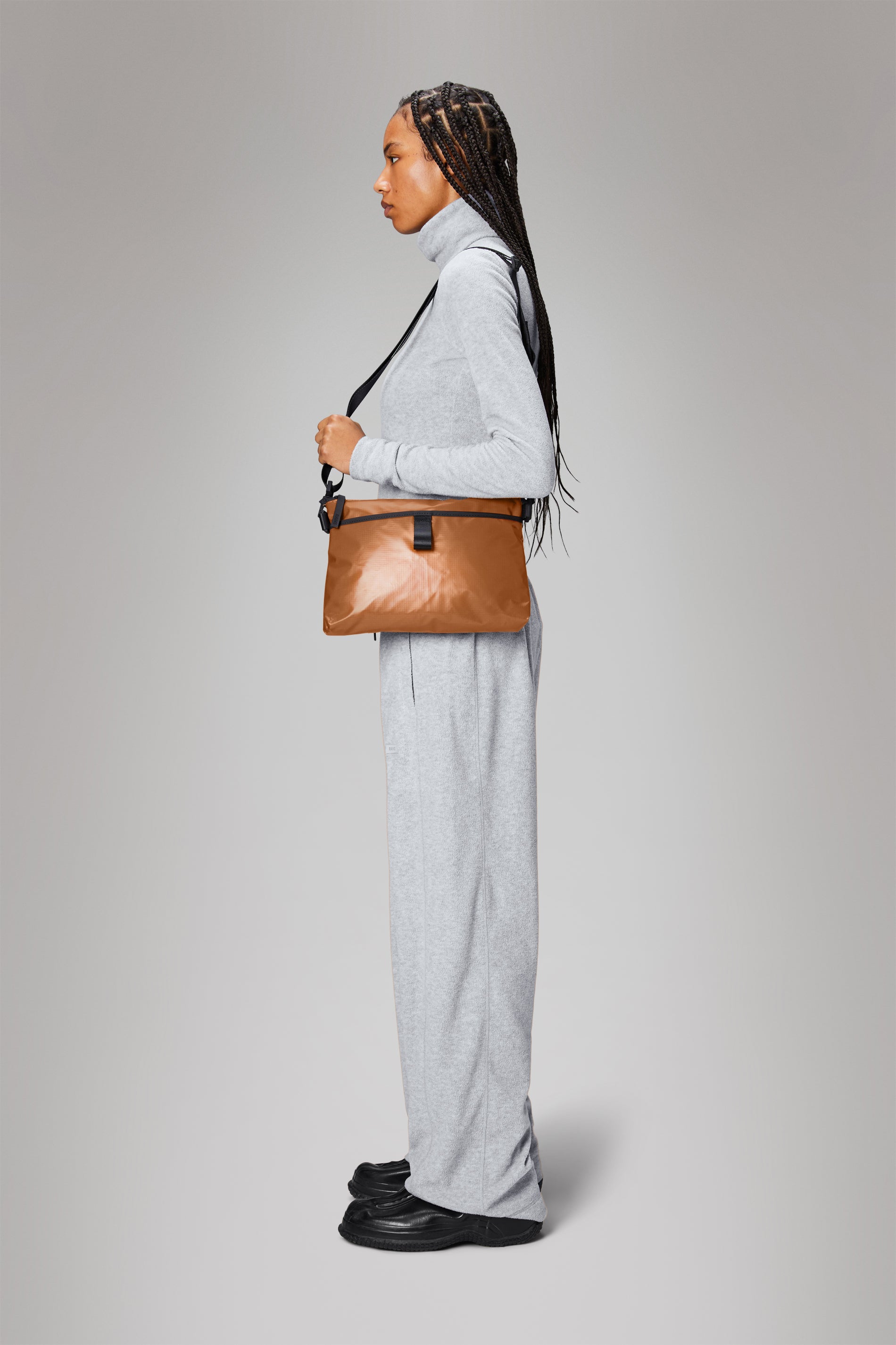 RAINS Sibu Musette Bag Rust 2.60L H21 x D4 x W30.50 cm Crossbody