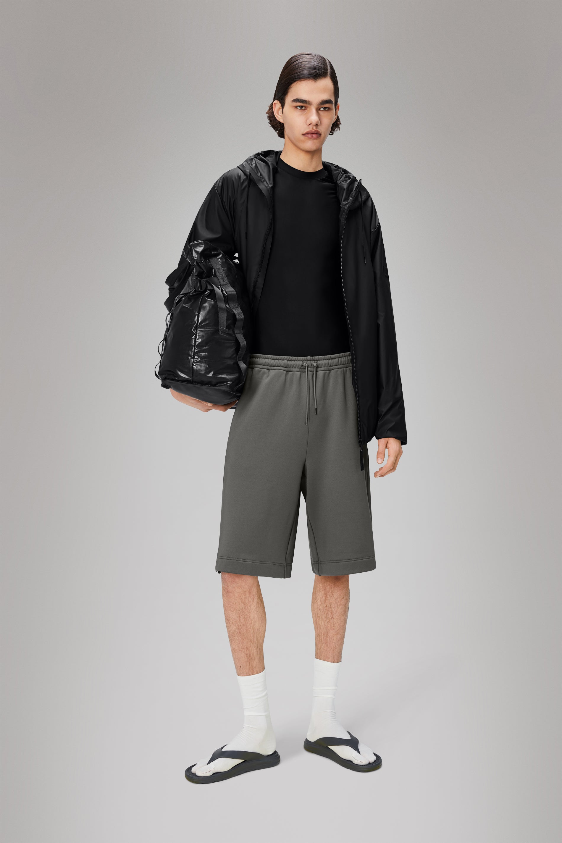 RAINS Lohja Insulated Jacket Black Jacket