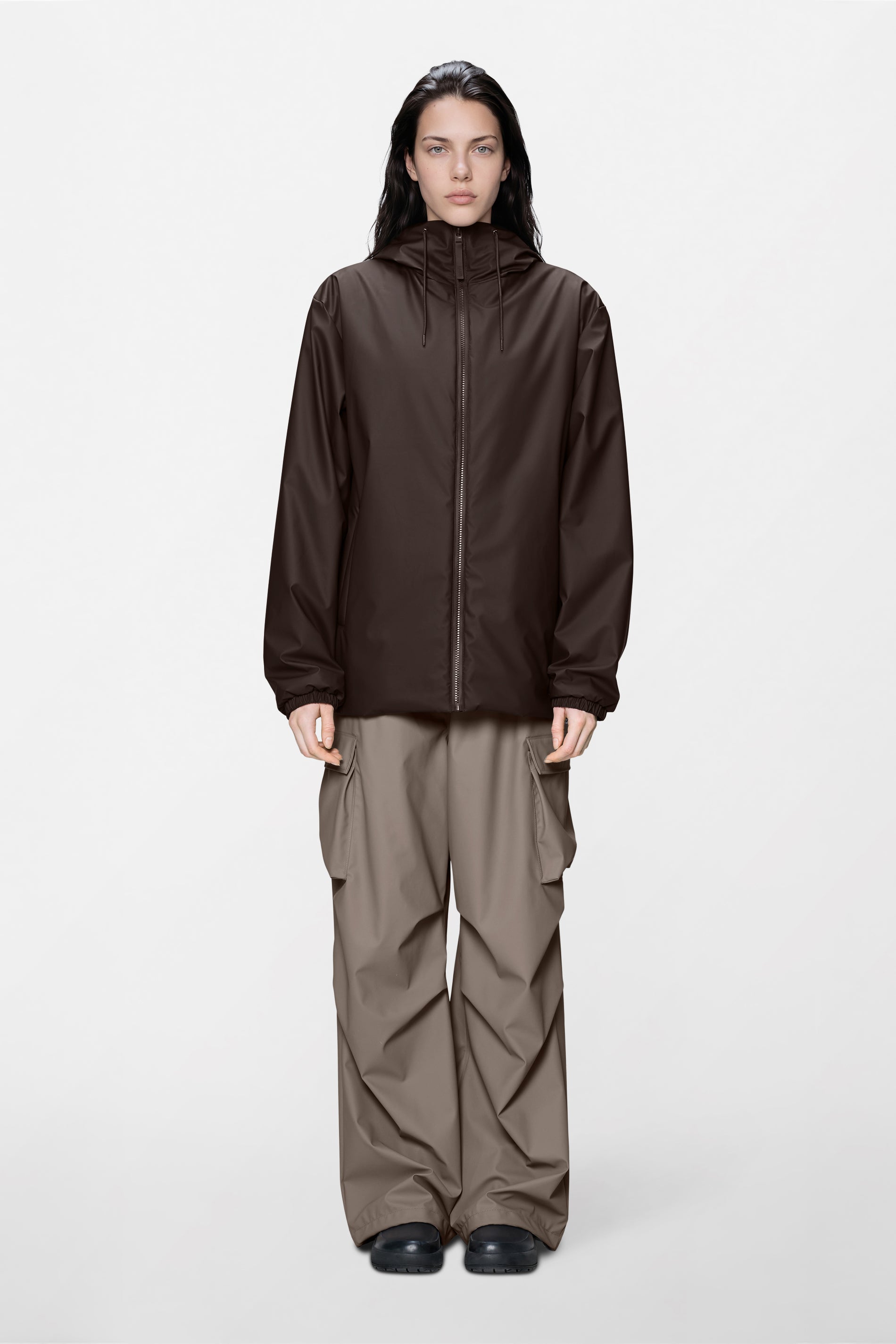 RAINS Lohja Insulated Jacket Bark Jacket