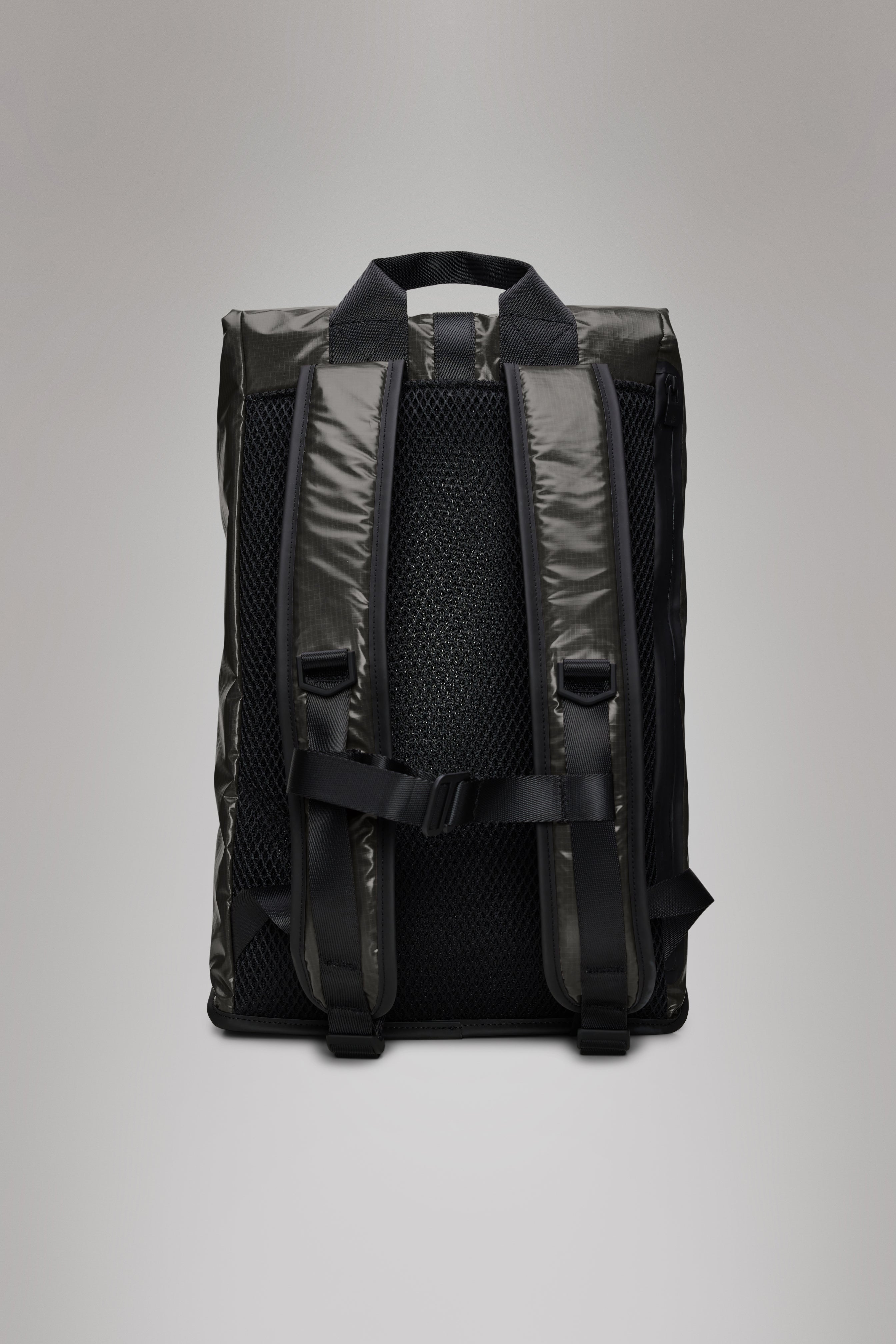 RAINS Sibu Rolltop Rucksack Grey 16L H46 x D12 x W30 cm Backpack