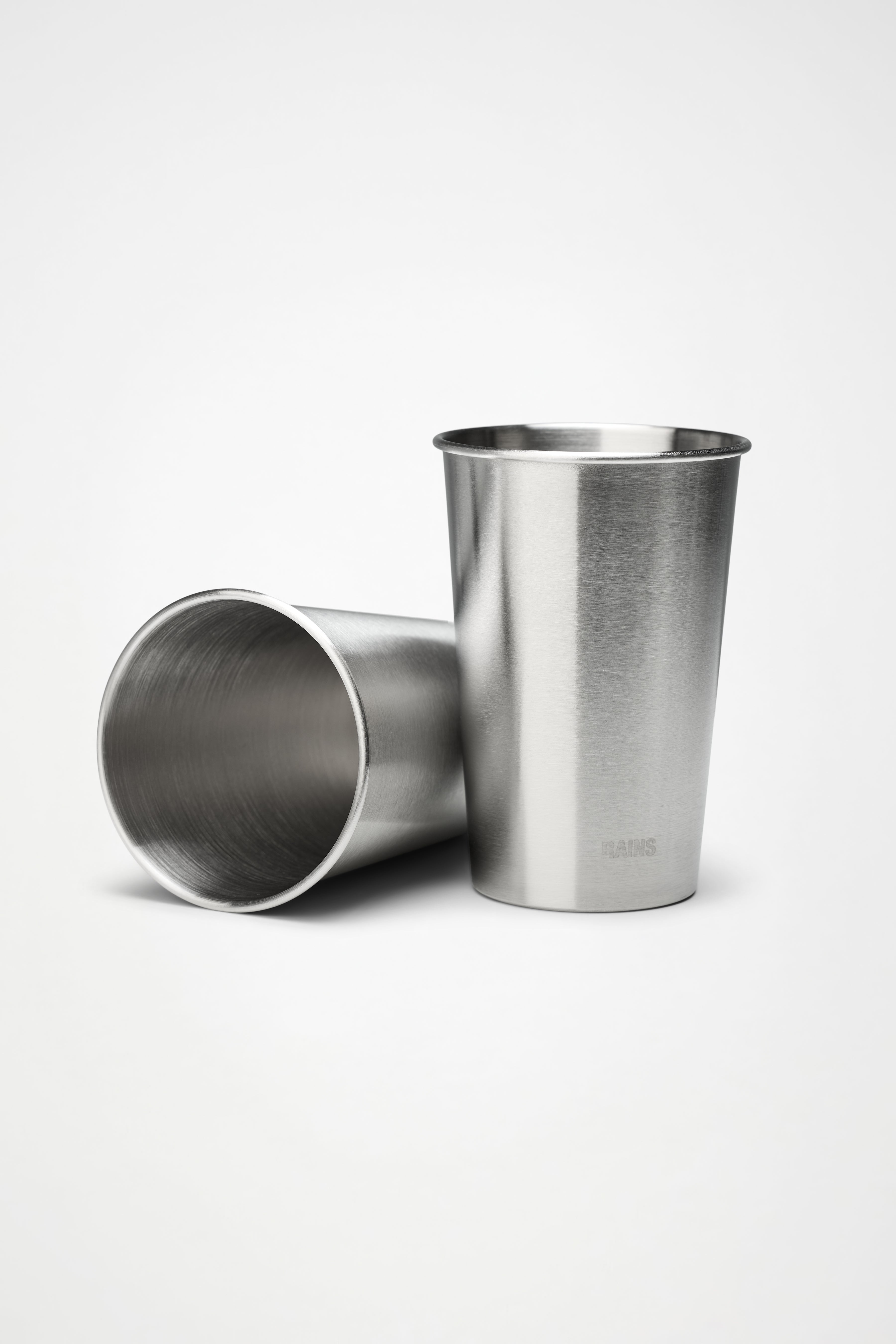 RAINS Stainless Steel 2-Pack Cups 500ml Steel