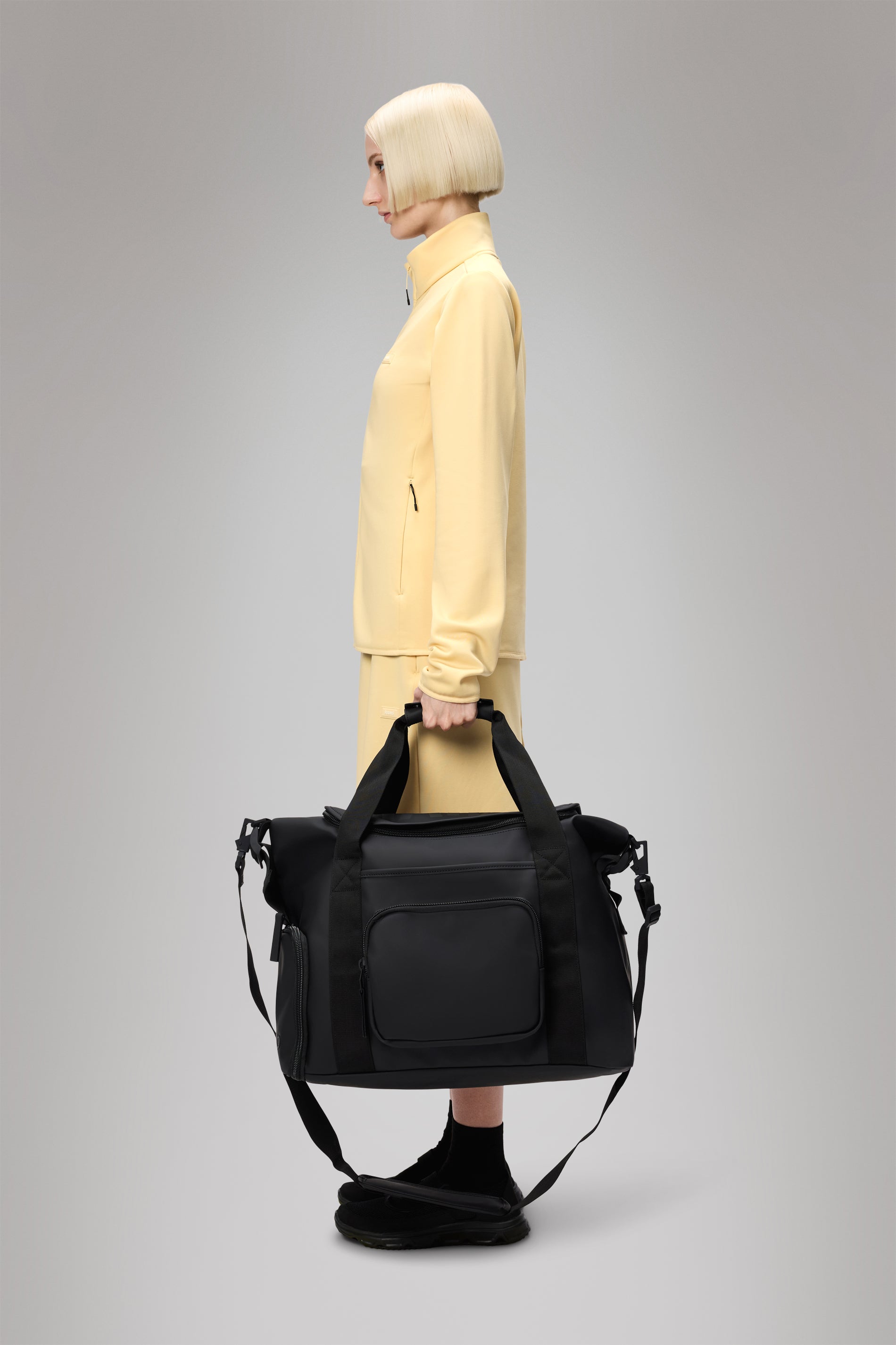 RAINS Texel Kit Bag Large Black 51L H35 x D28 x W52 cm Weekender