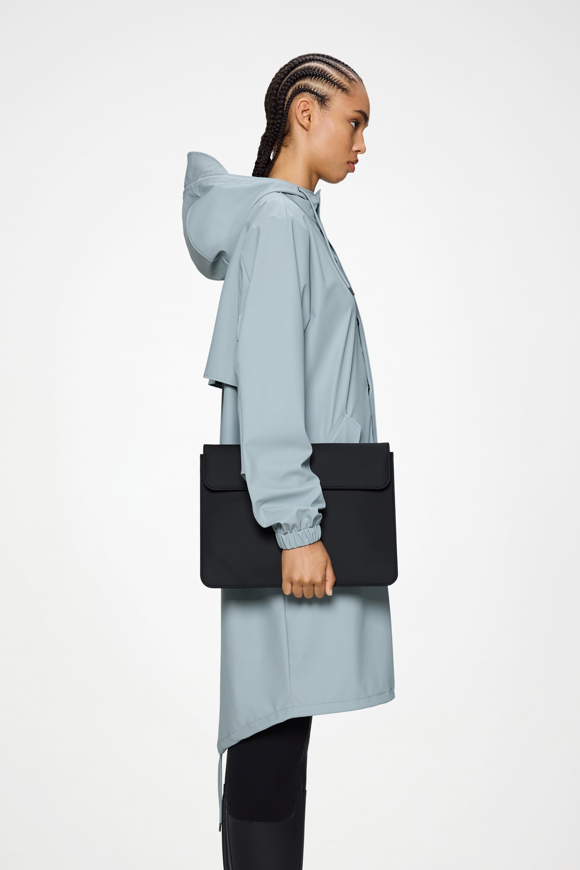 RAINS Laptop Portfolio 13‚Ä≥/14‚Ä≥ Black 0.50L H27 x D0 x W36.50 cm Laptop Case