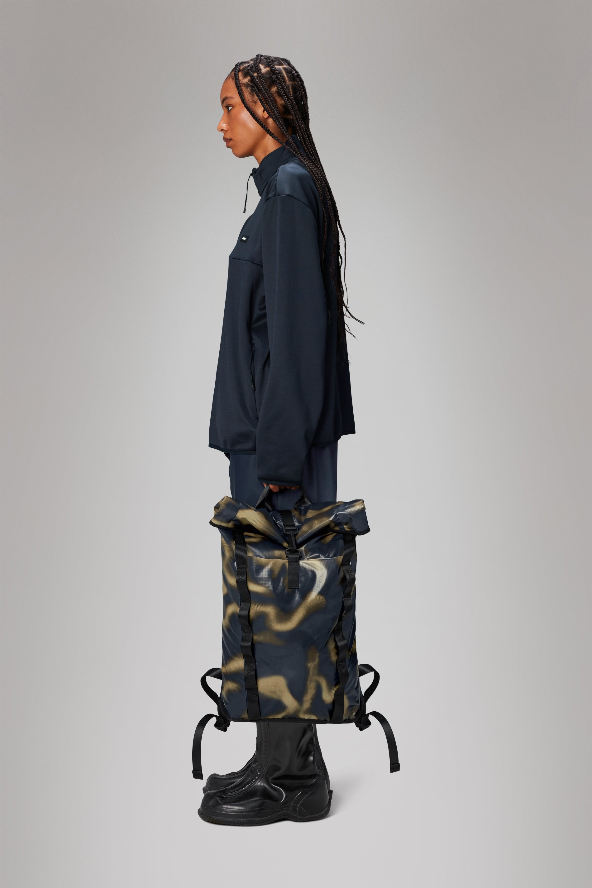 RAINS Sibu Rolltop Rucksack Morph 16L H46 x D12 x W30 cm Backpack