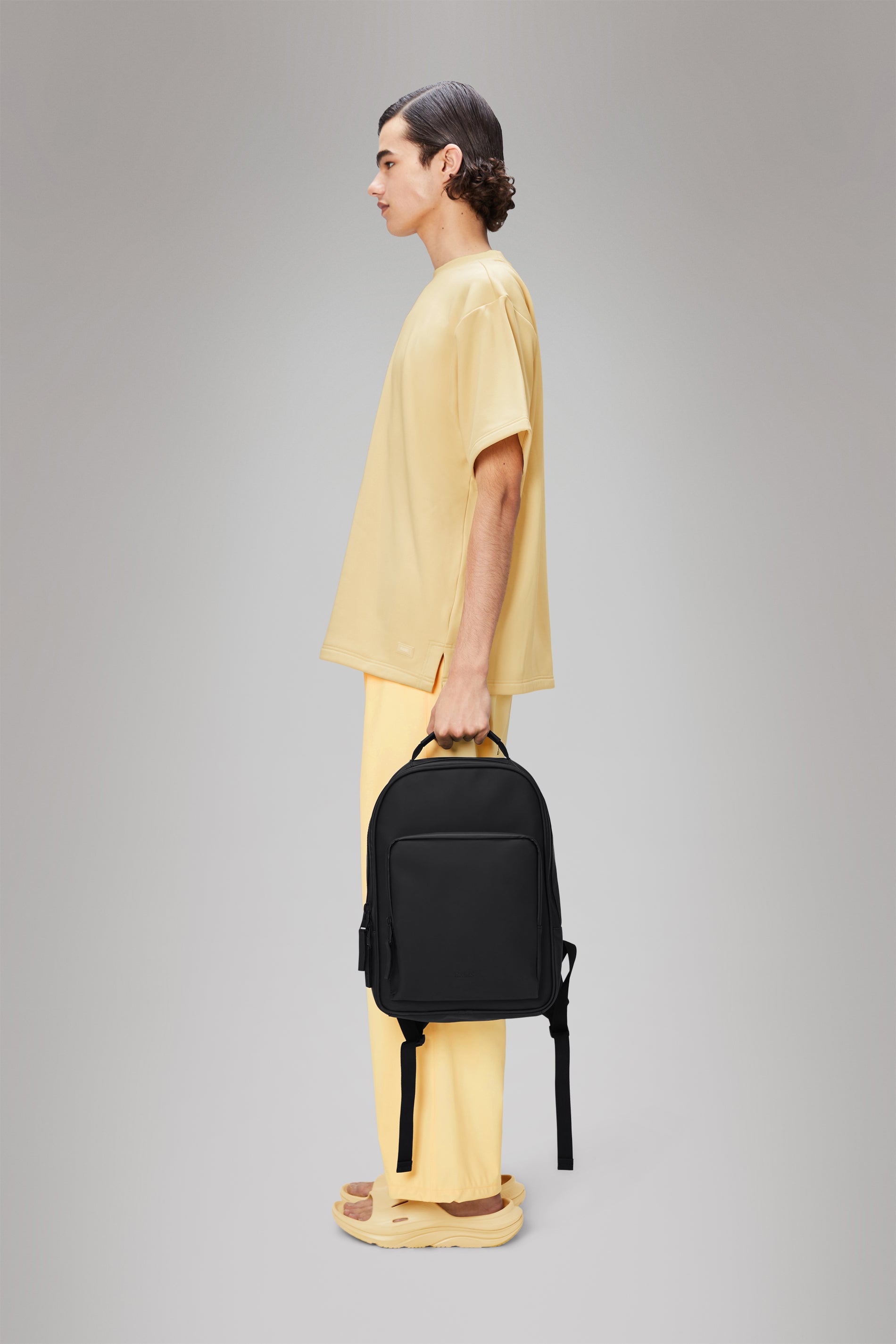 RAINS Book Daypack Black Backpack