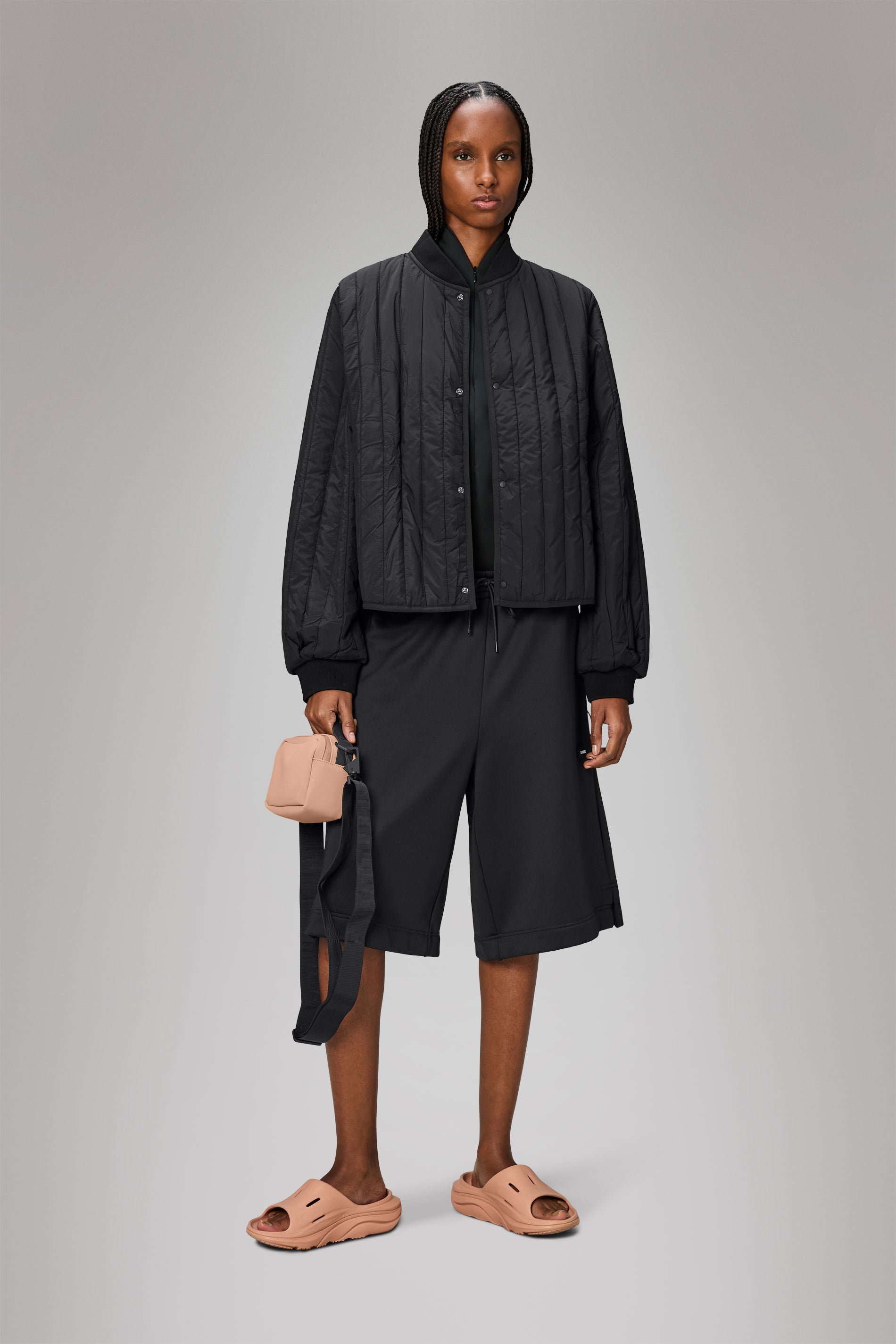 RAINS Banja Liner Bomber W Jacket Black Jacket