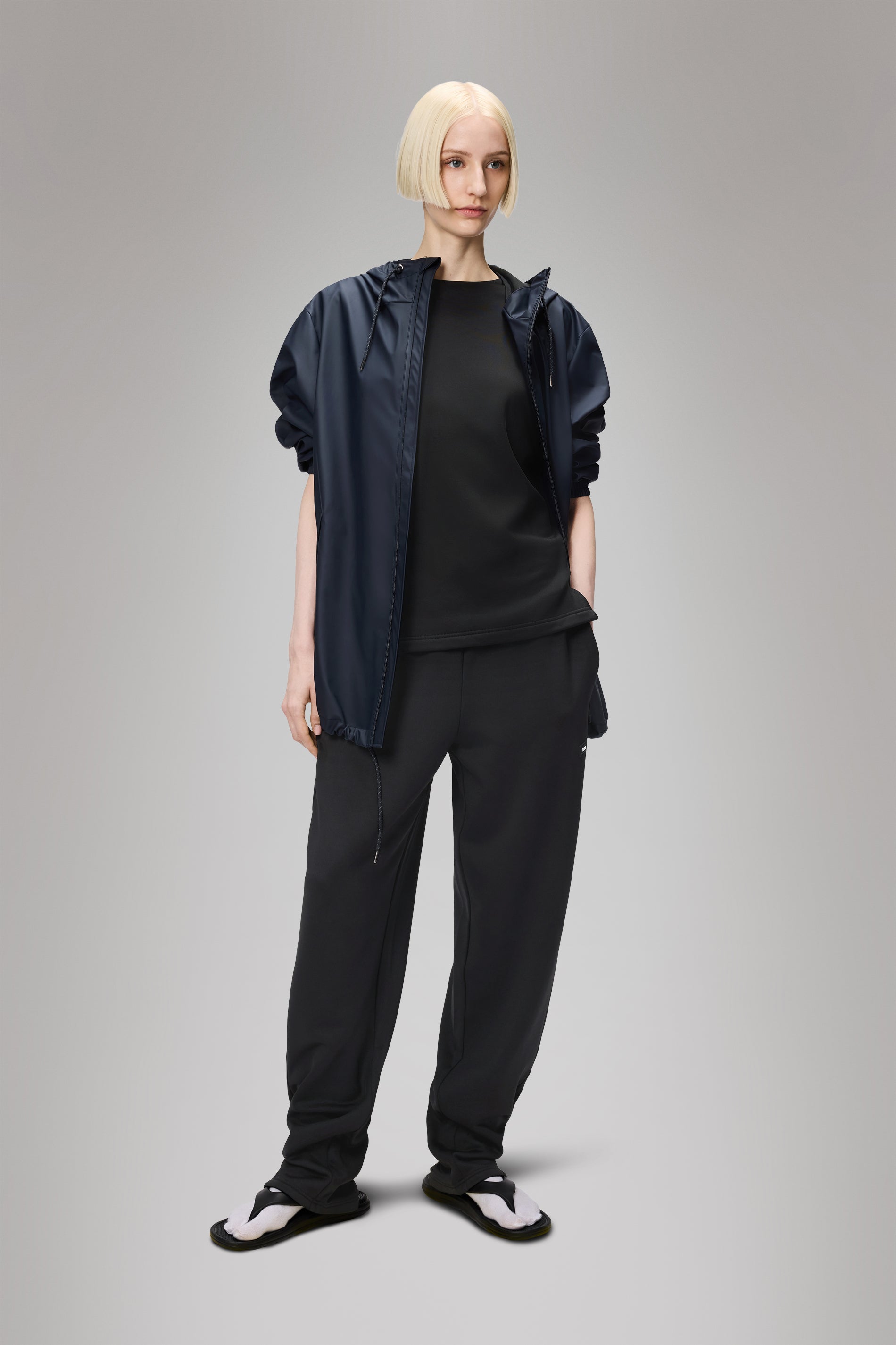 RAINS Storm Breaker Navy Jacket