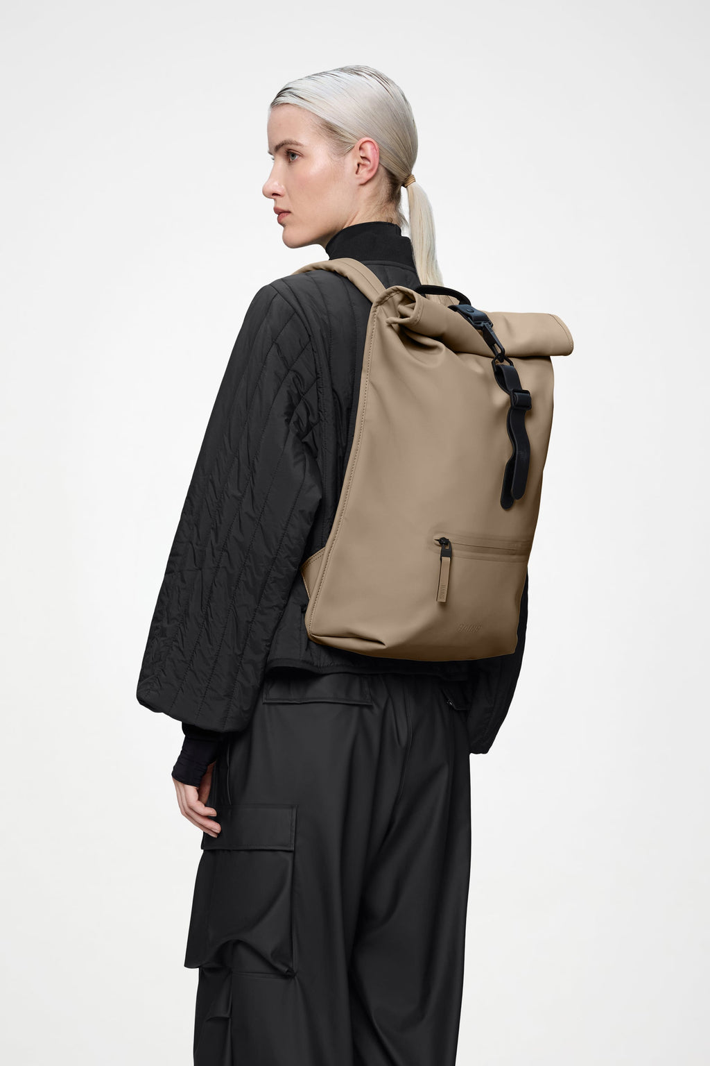 Rains® Rolltop Rucksack in Body for $200