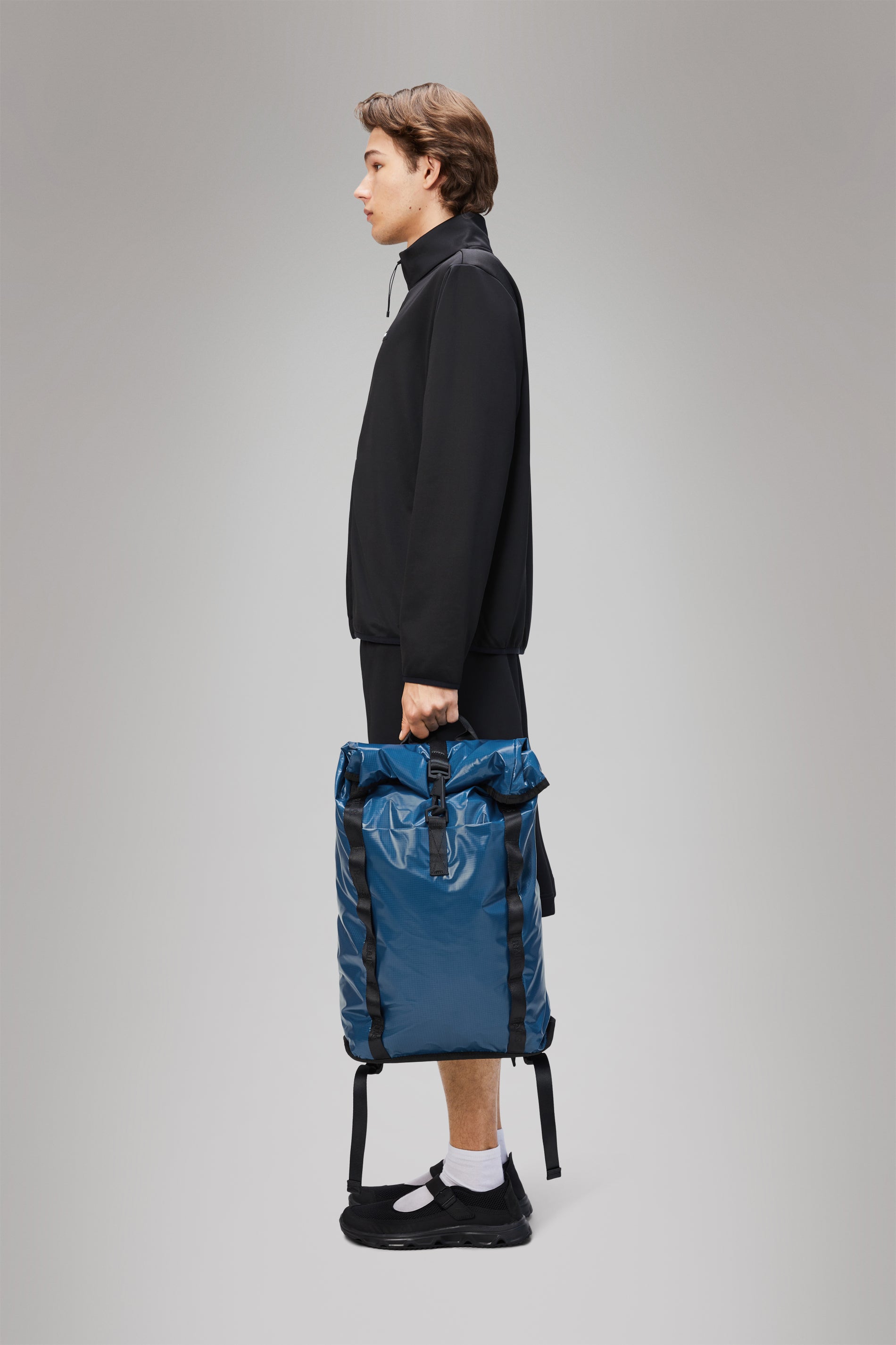 RAINS Sibu Rolltop Rucksack Pulse 16L H46 x D12 x W30 cm Backpack