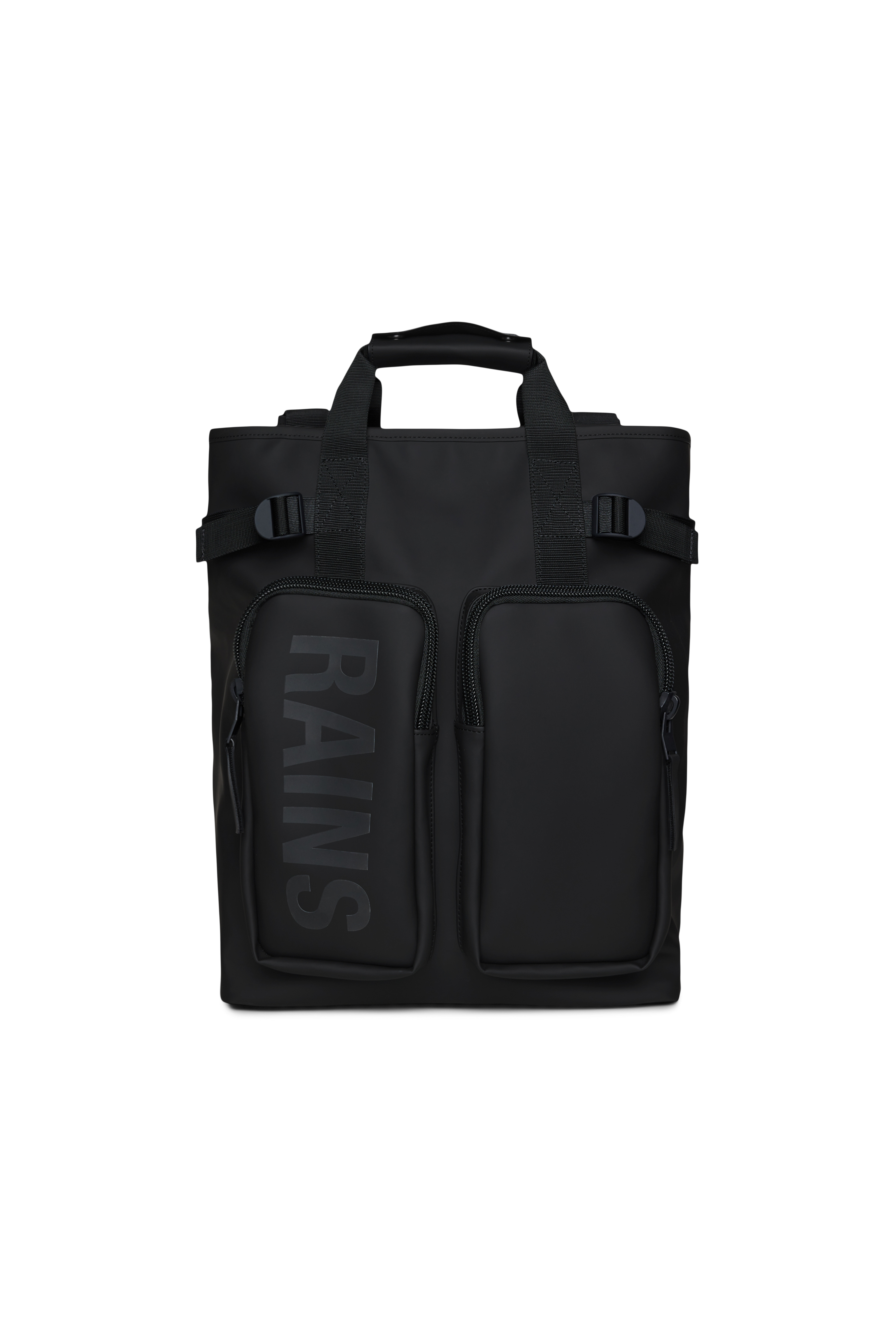 RAINS Texel Tote Backpack Black 17L H43 x D12.50 x W32 cm Backpack