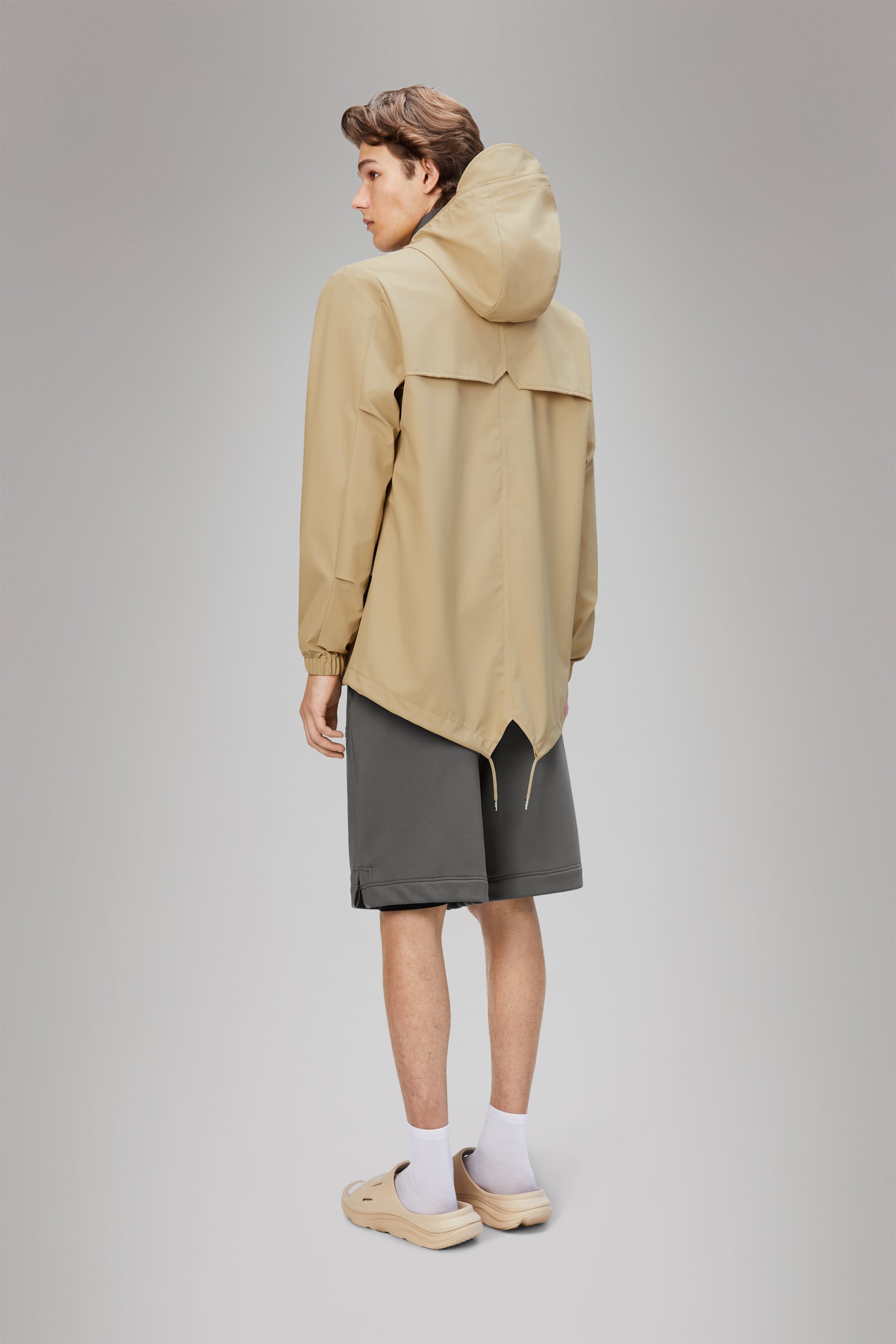 Rains Fishtail Jacket Sand Jacket