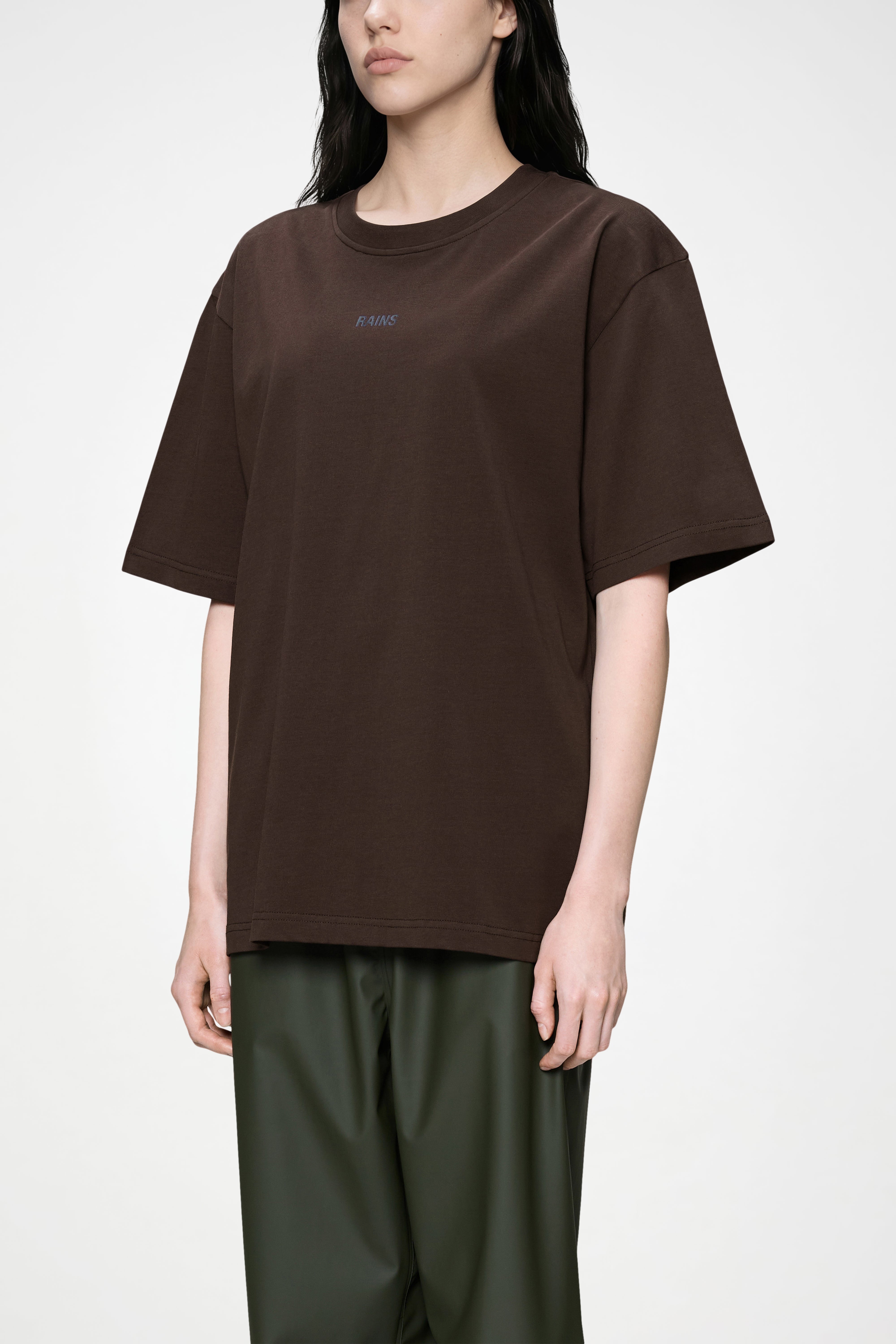 RAINS Classic T-shirt Rains Bark Short Sleeve