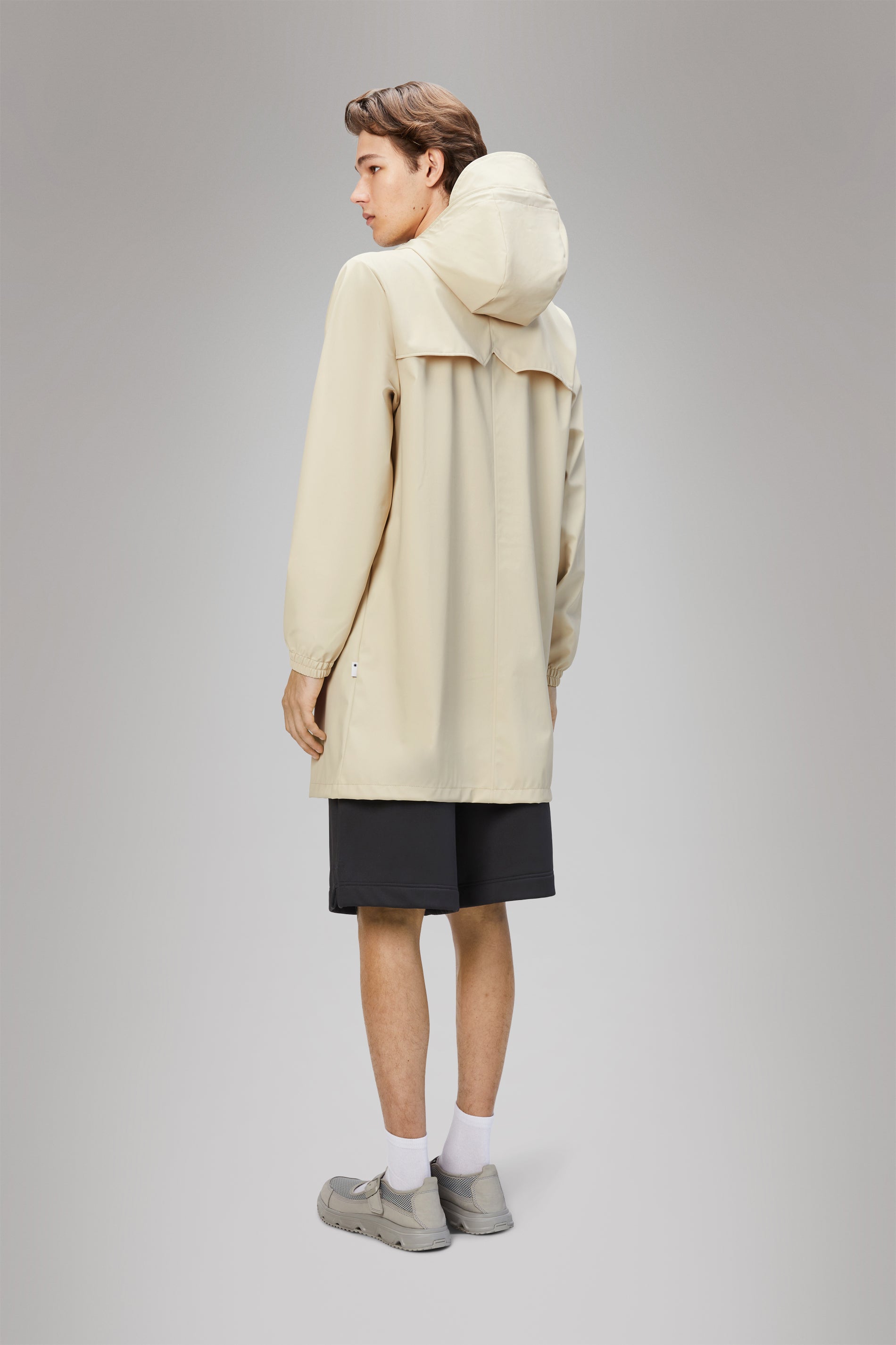 RAINS Long Storm Breaker Dune Jacket