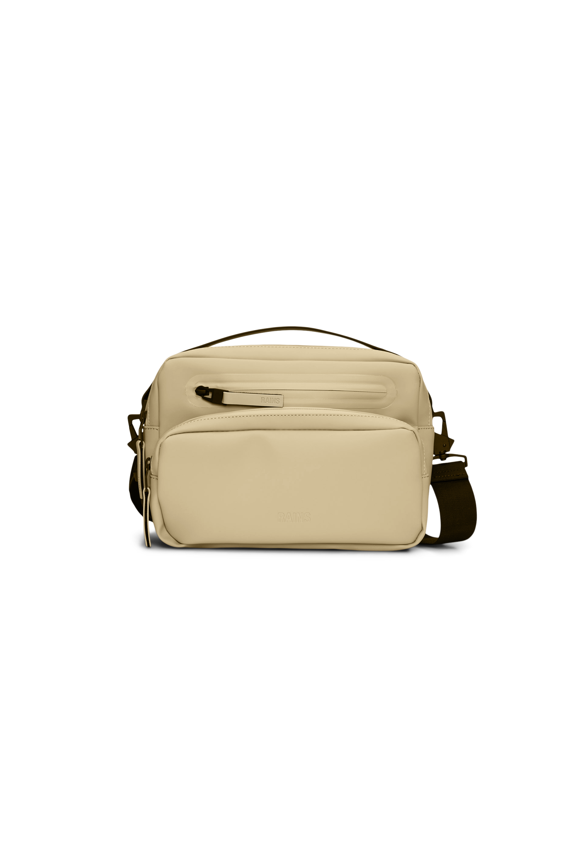 RAINS Cargo Box Bag Sand Crossbody