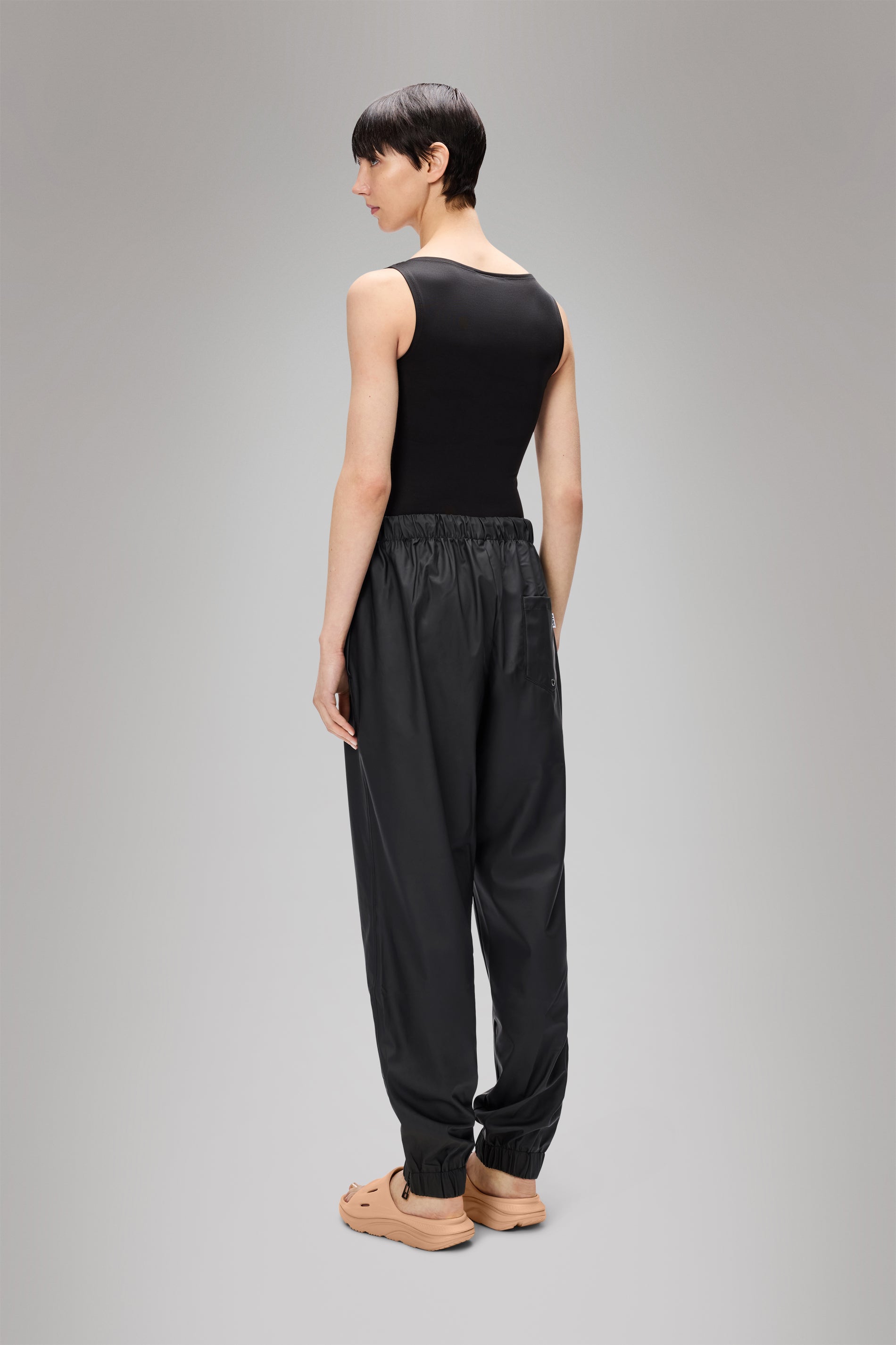 RAINS Rain Pants Regular Black Pants